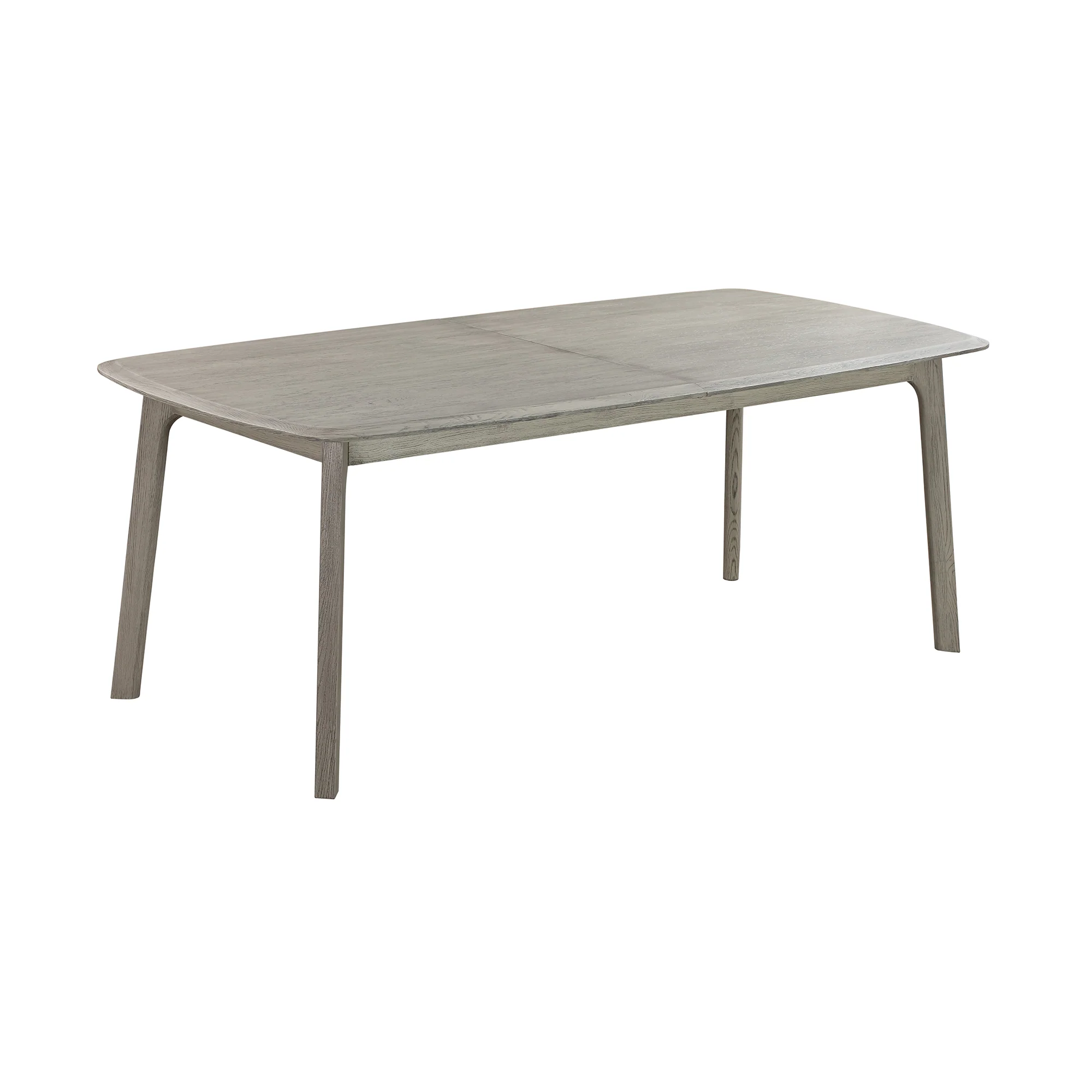 Holland Extendable Rectangle 98" Dining Table in Grey Oak By Armen Living - Image 3