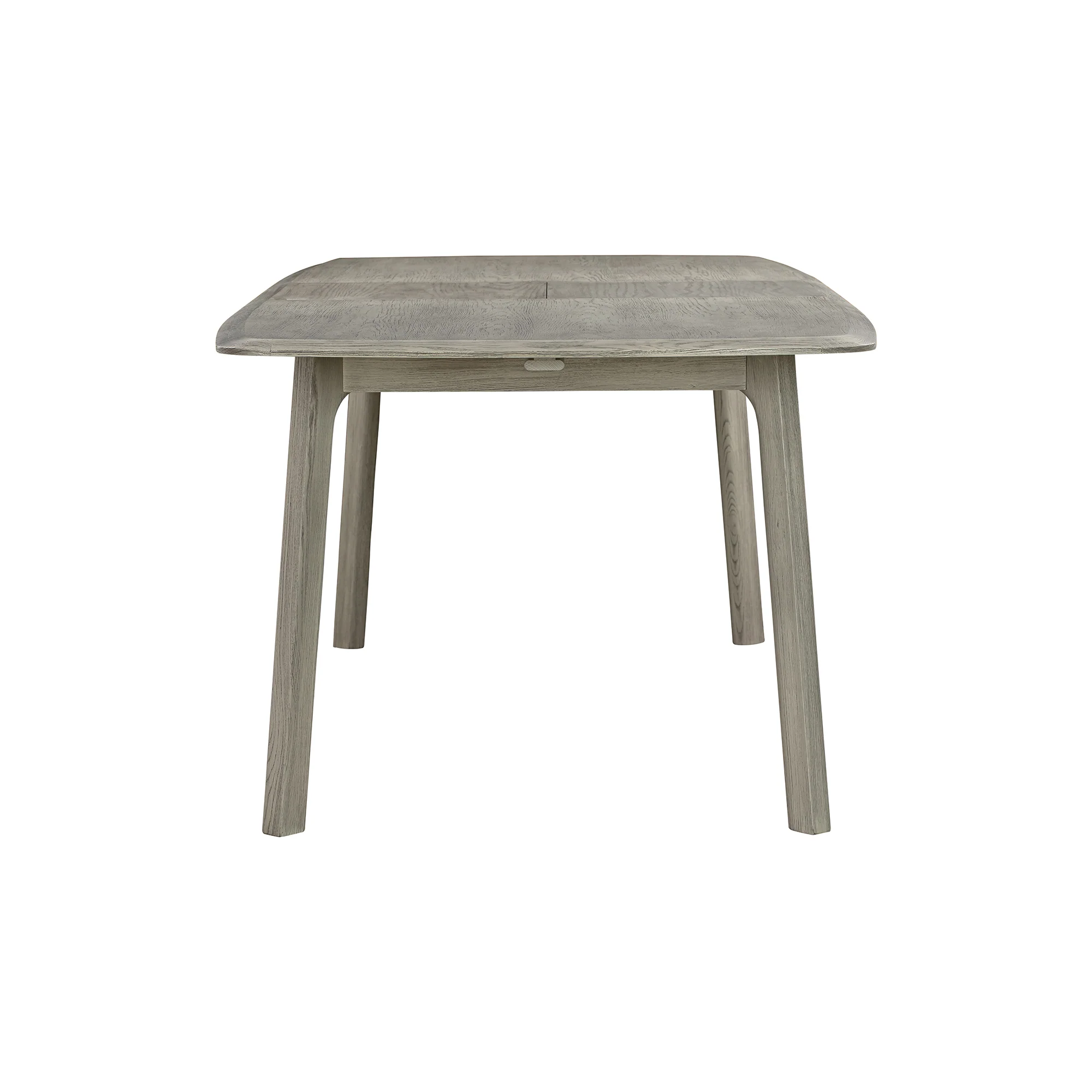 Holland Extendable Rectangle 98" Dining Table in Grey Oak By Armen Living - Image 4