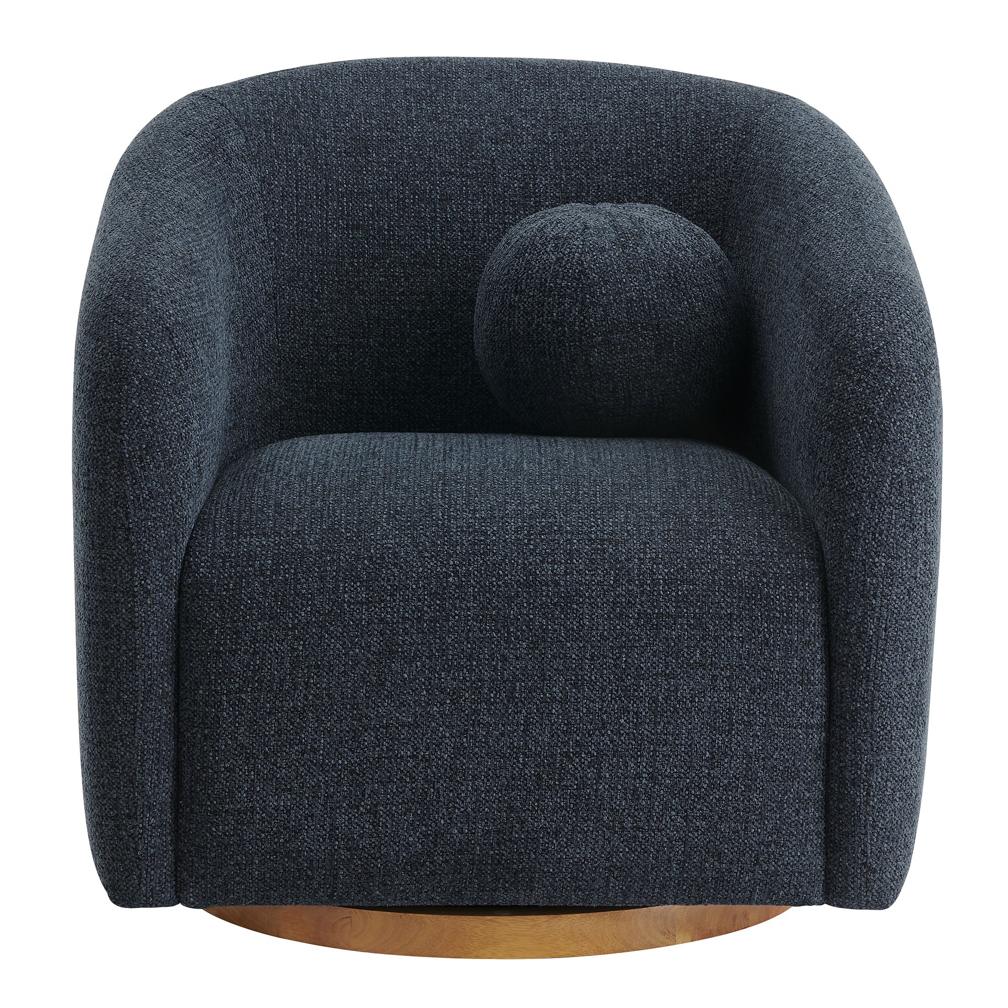 Holland Swivel Chenille Fabric Armchair by Modway - Image 14