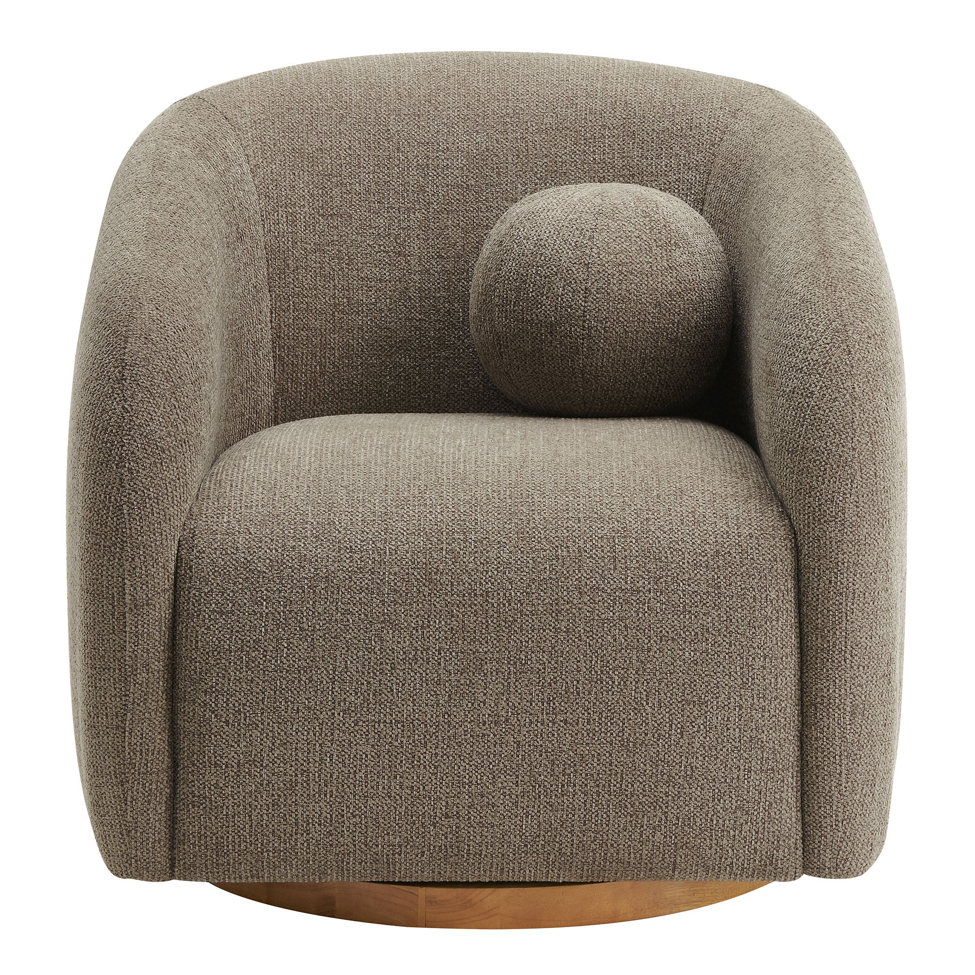 Holland Swivel Chenille Fabric Armchair by Modway - Image 24