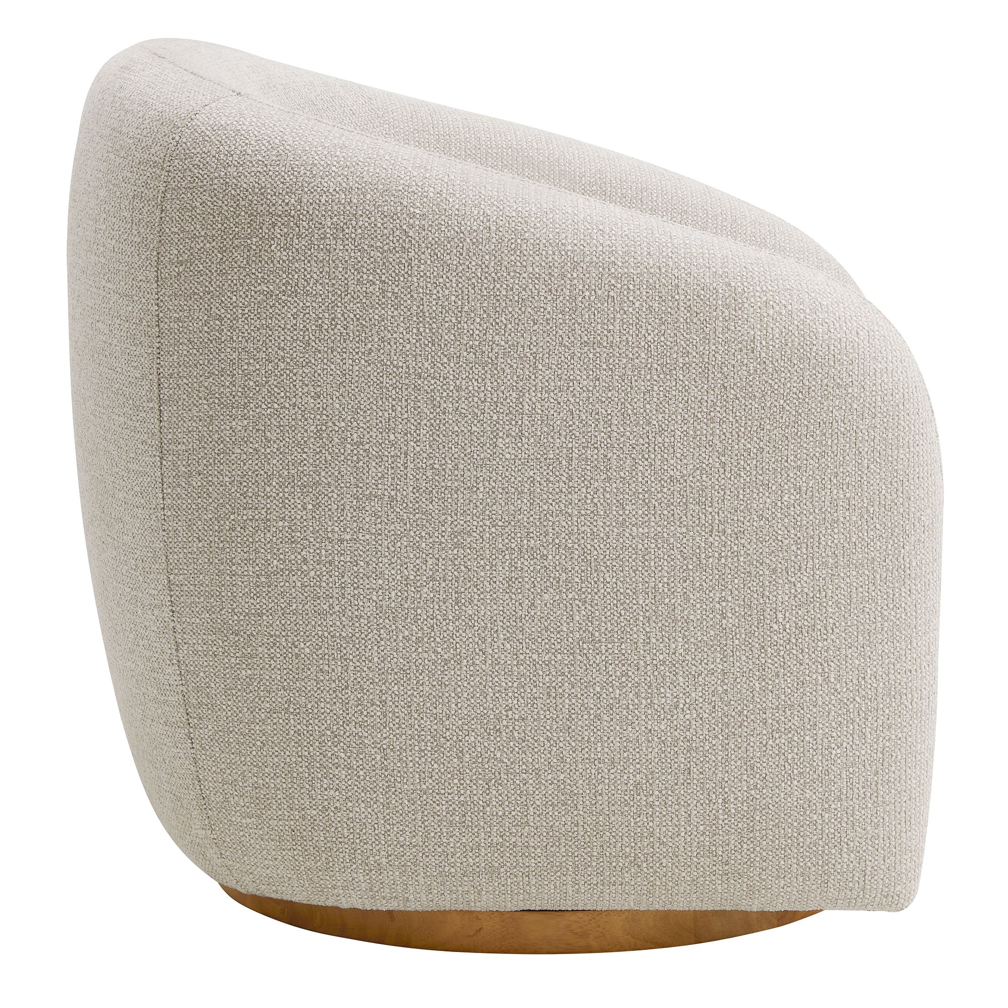 Holland Swivel Chenille Fabric Armchair by Modway - Image 3