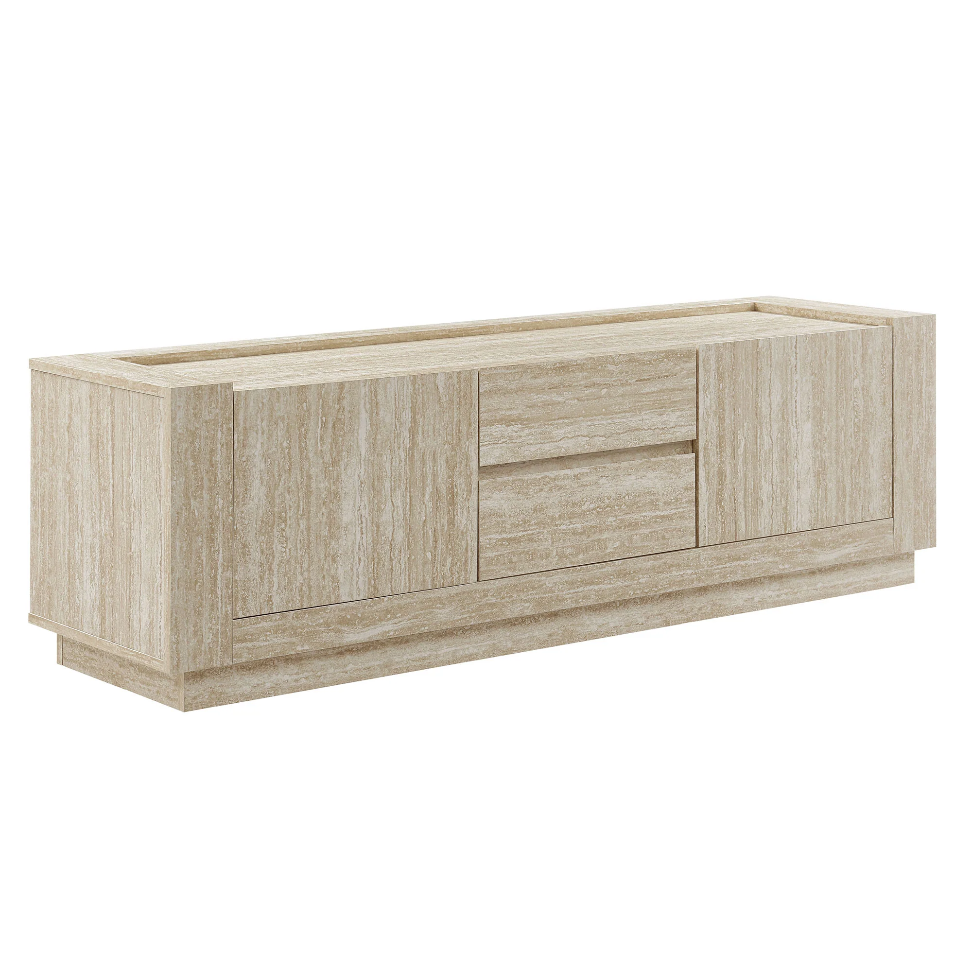 Hollis 59" Travertine TV Stand by Modway - Image 2