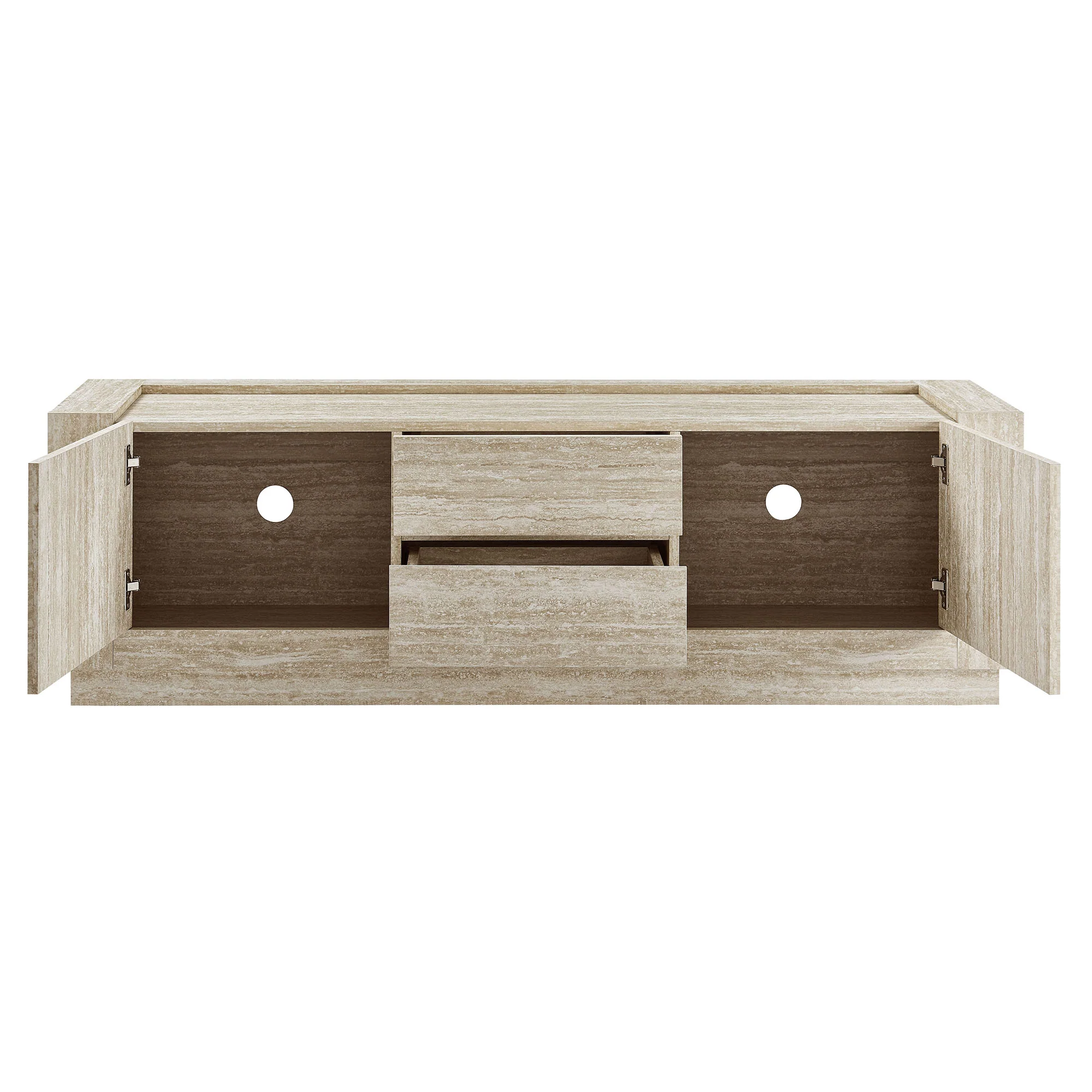 Hollis 59" Travertine TV Stand by Modway - Image 6