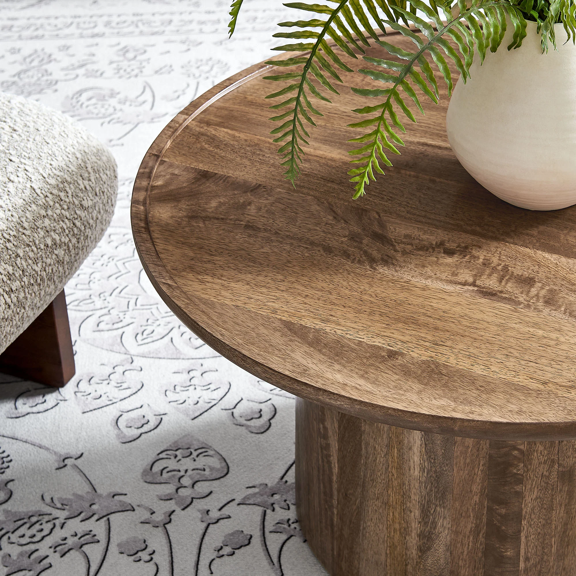 Holloway 30" Round Wood Coffee Table by Modway - Image 11