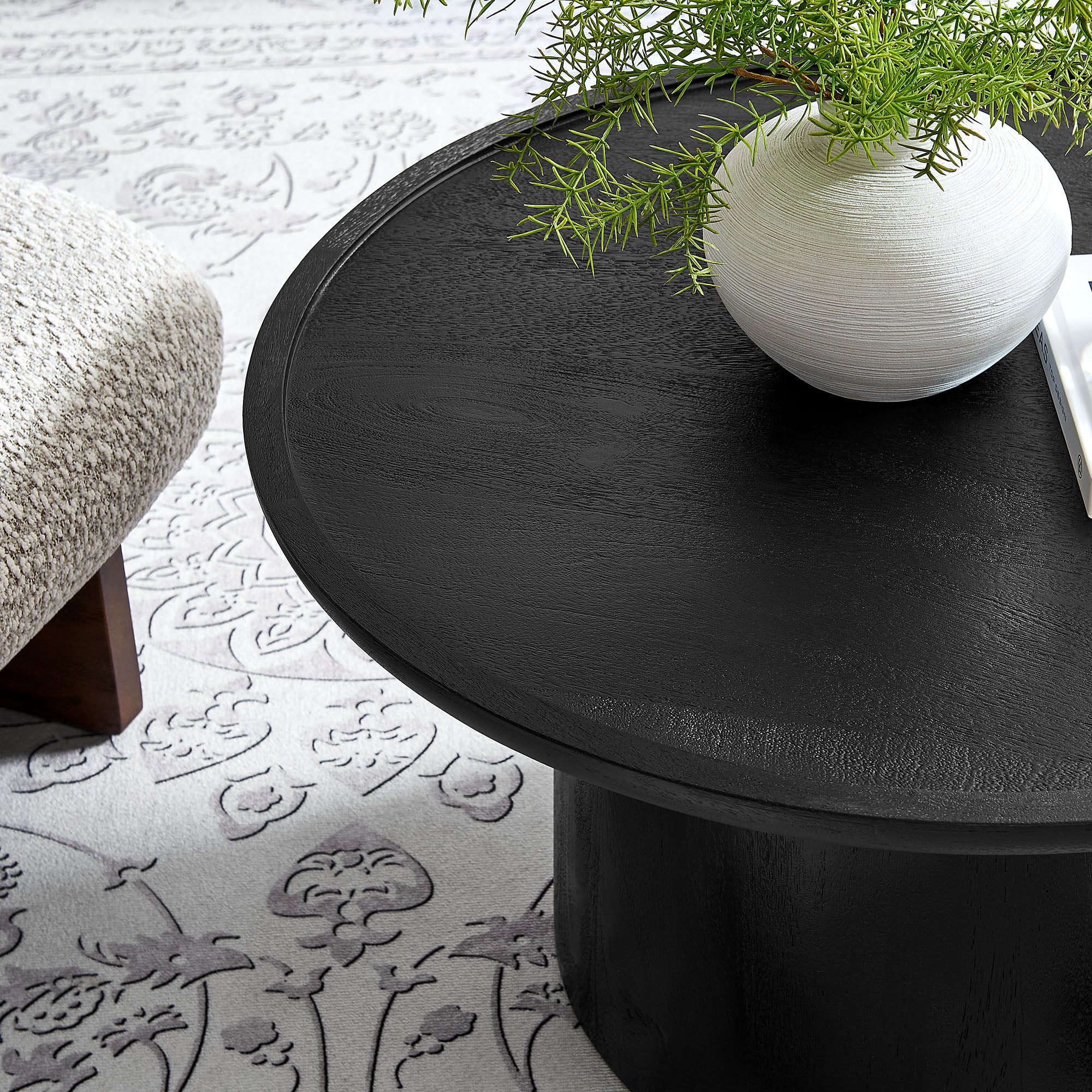 Holloway 30" Round Wood Coffee Table by Modway - Image 5