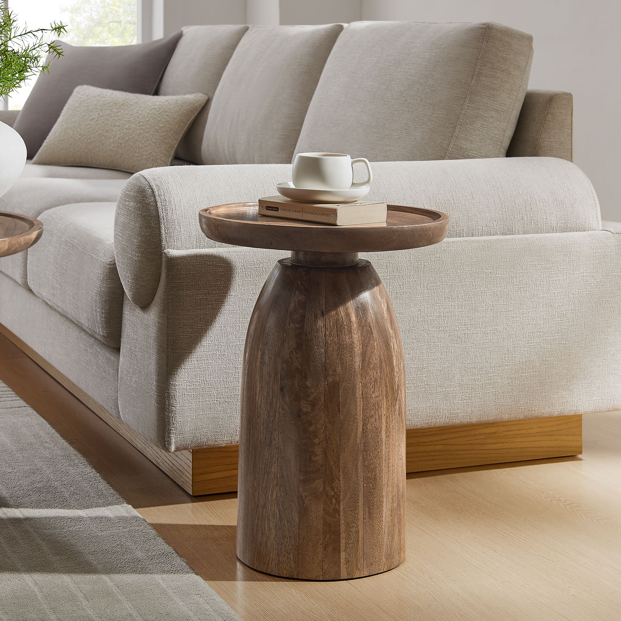 Holloway Round Wood Side Table by Modway - Image 12