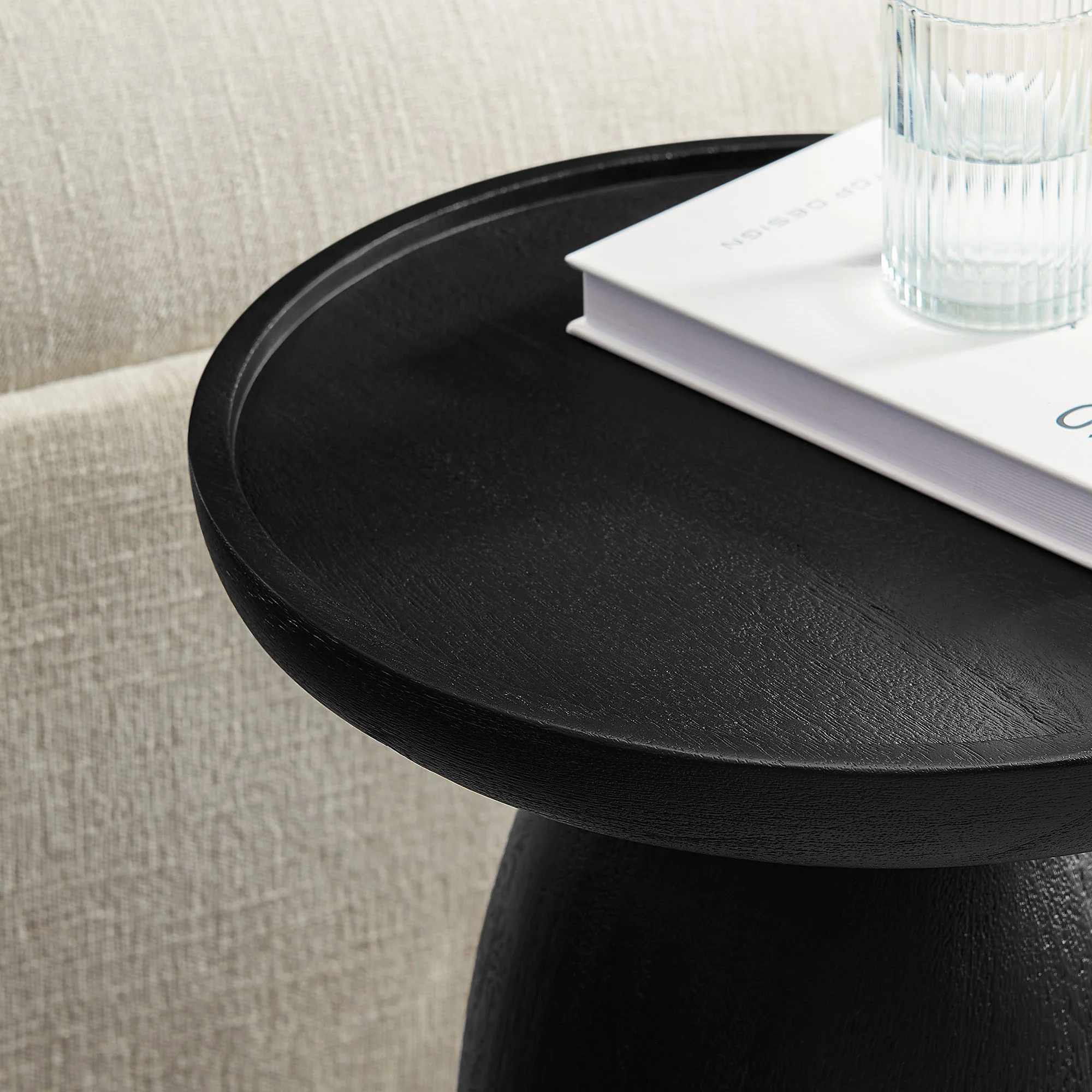 Holloway Round Wood Side Table by Modway - Image 5