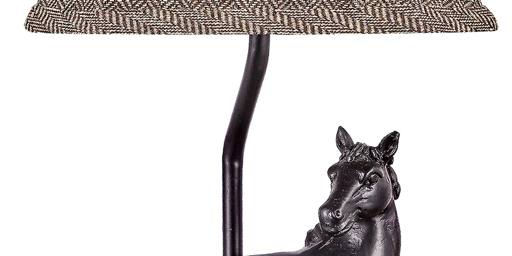 Horse Rests Peacefully Accent Lamp By Homeroots - Image 3