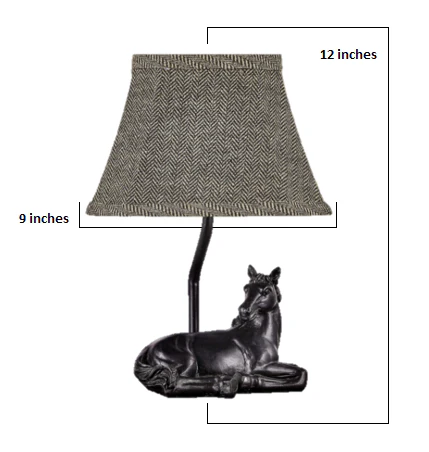 Horse Rests Peacefully Accent Lamp By Homeroots - Image 5
