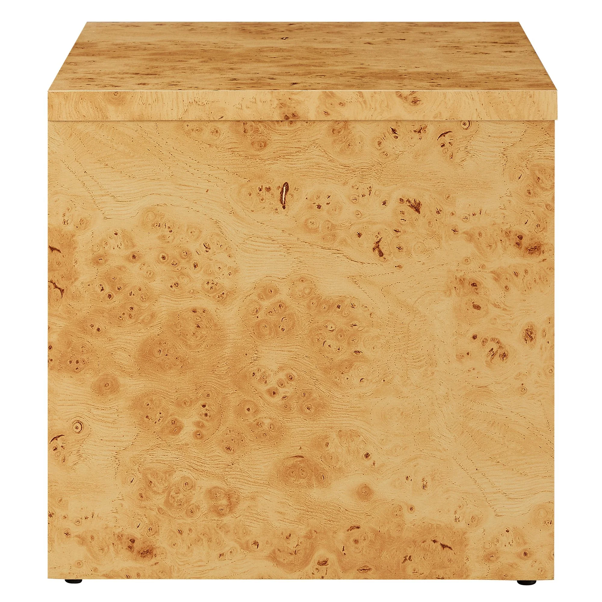 Hudson 1-Drawer Burl Wood Nightstand by Modway - Image 3