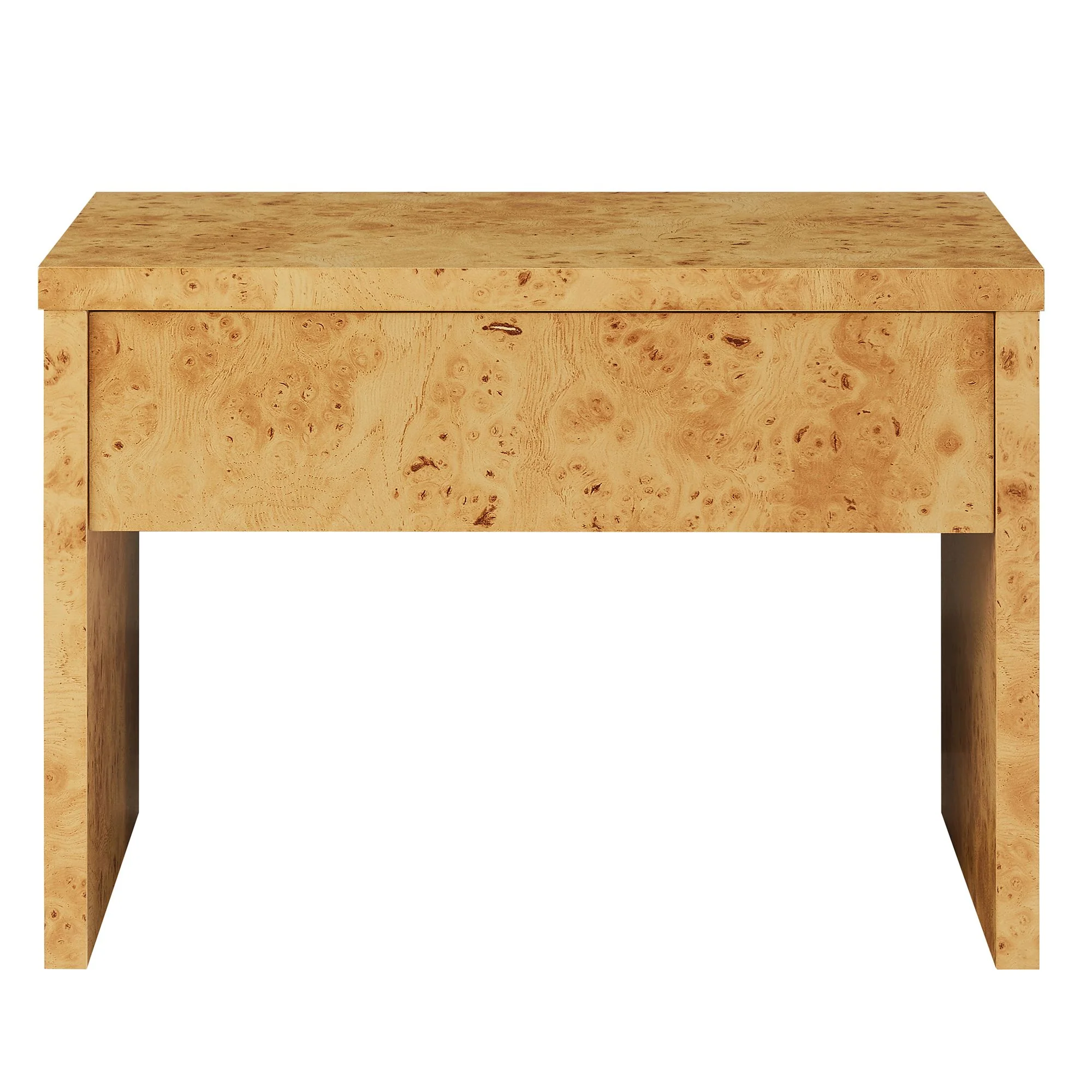 Hudson 1-Drawer Burl Wood Nightstand by Modway - Image 4