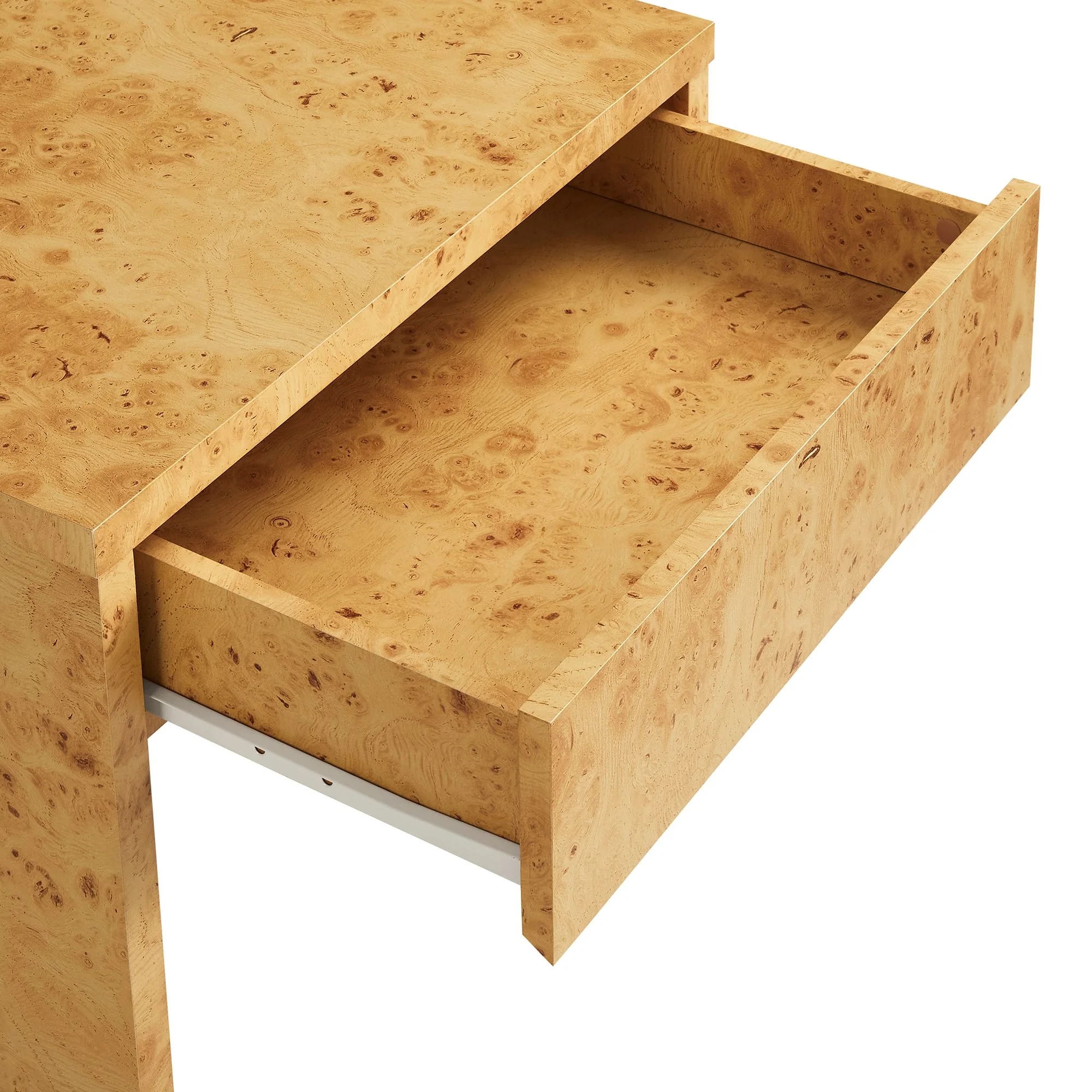 Hudson 1-Drawer Burl Wood Nightstand by Modway - Image 5