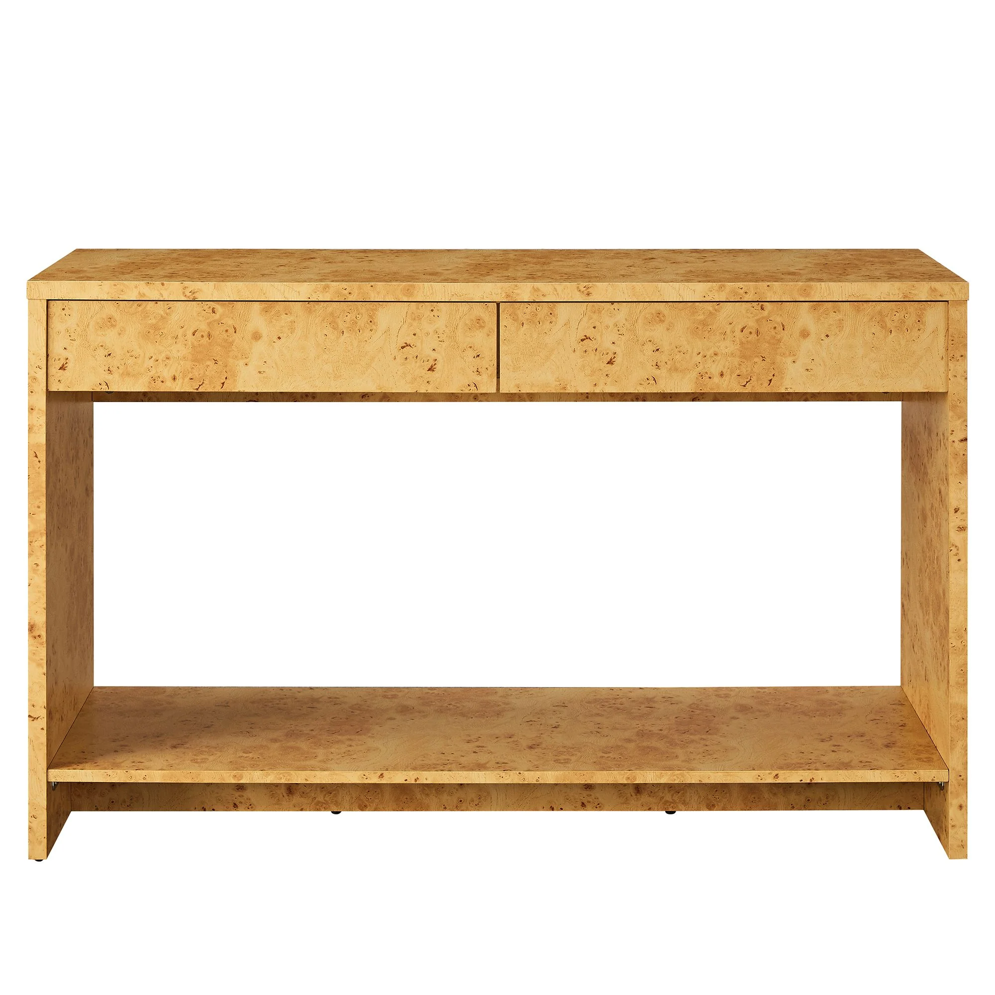 Hudson 2-Drawer Burl Wood Console Table by Modway - Image 4