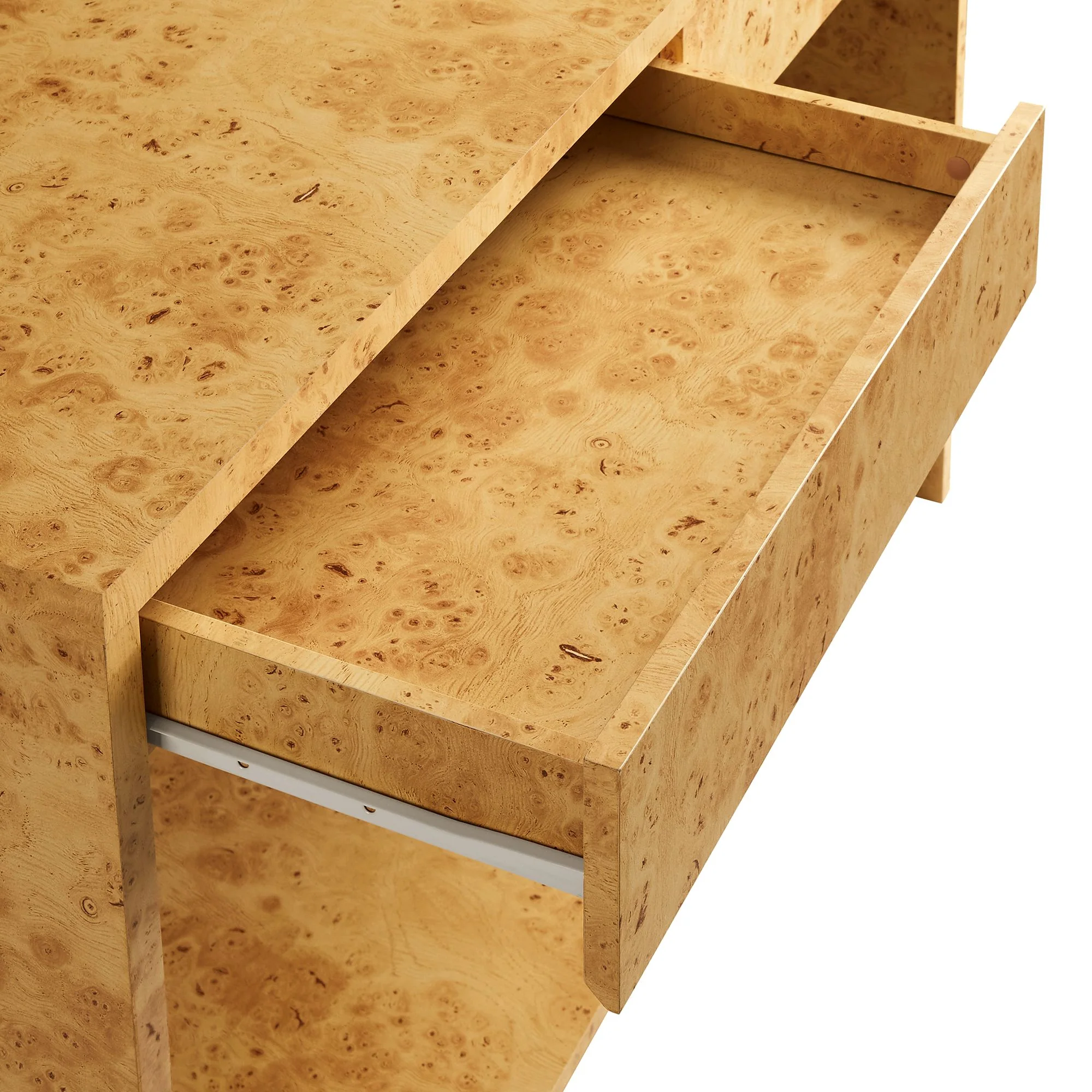 Hudson 2-Drawer Burl Wood Console Table by Modway - Image 5