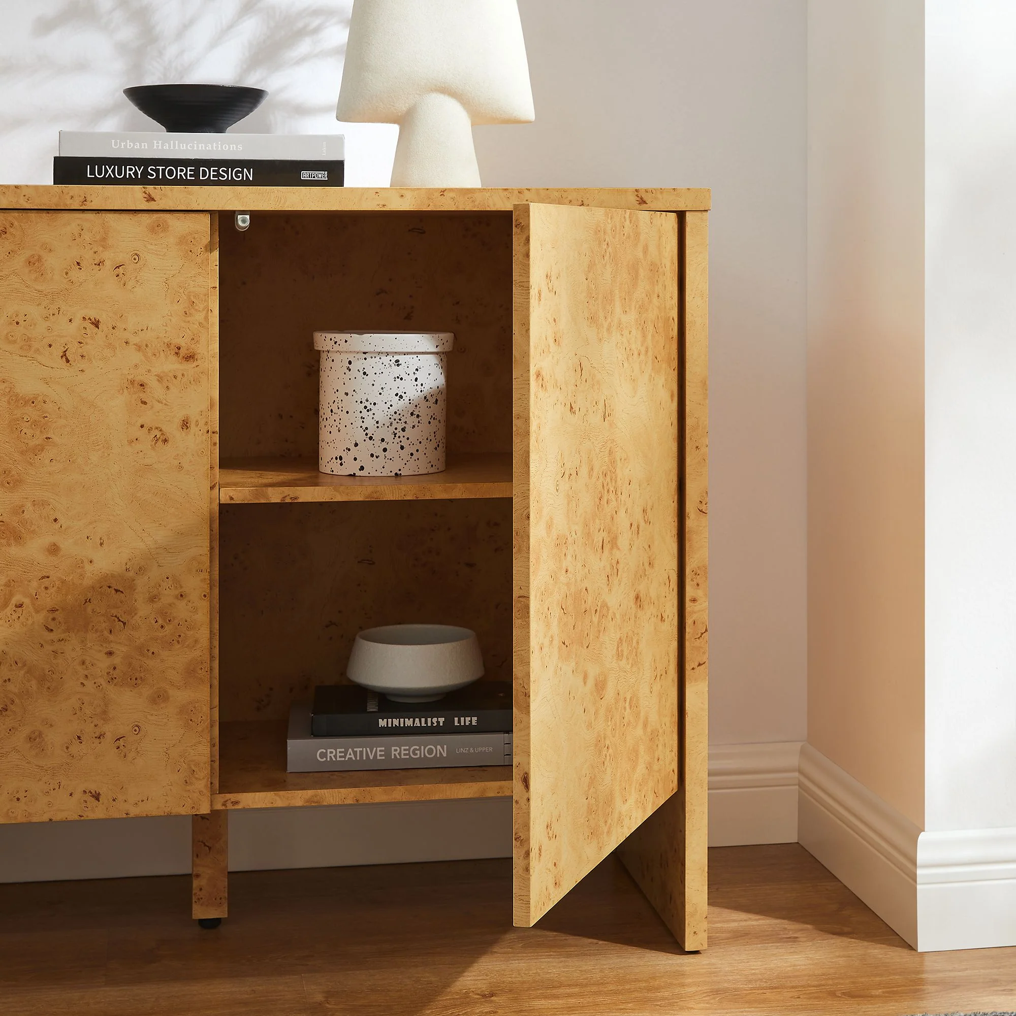 Hudson 40" Burl Wood Sideboard by Modway - Image 8