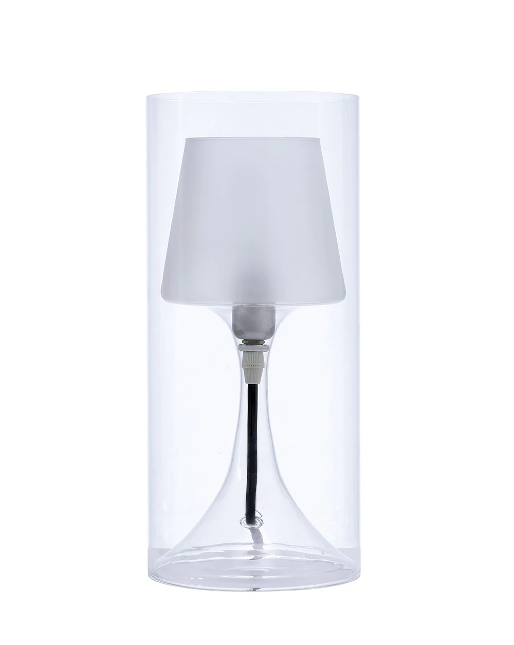 Hurricane Vase Table Lamp By Homeroots - Image 2