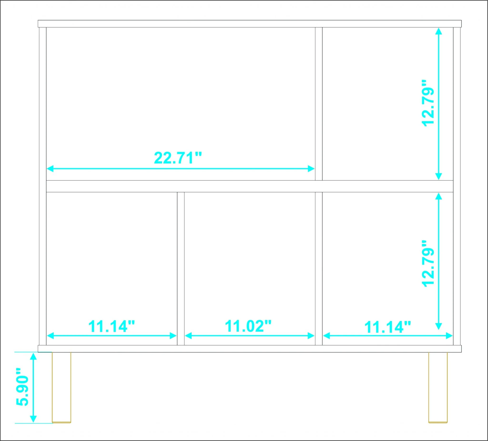 Iko White Open Cubbie Shelving Unit By Homeroots - Image 5