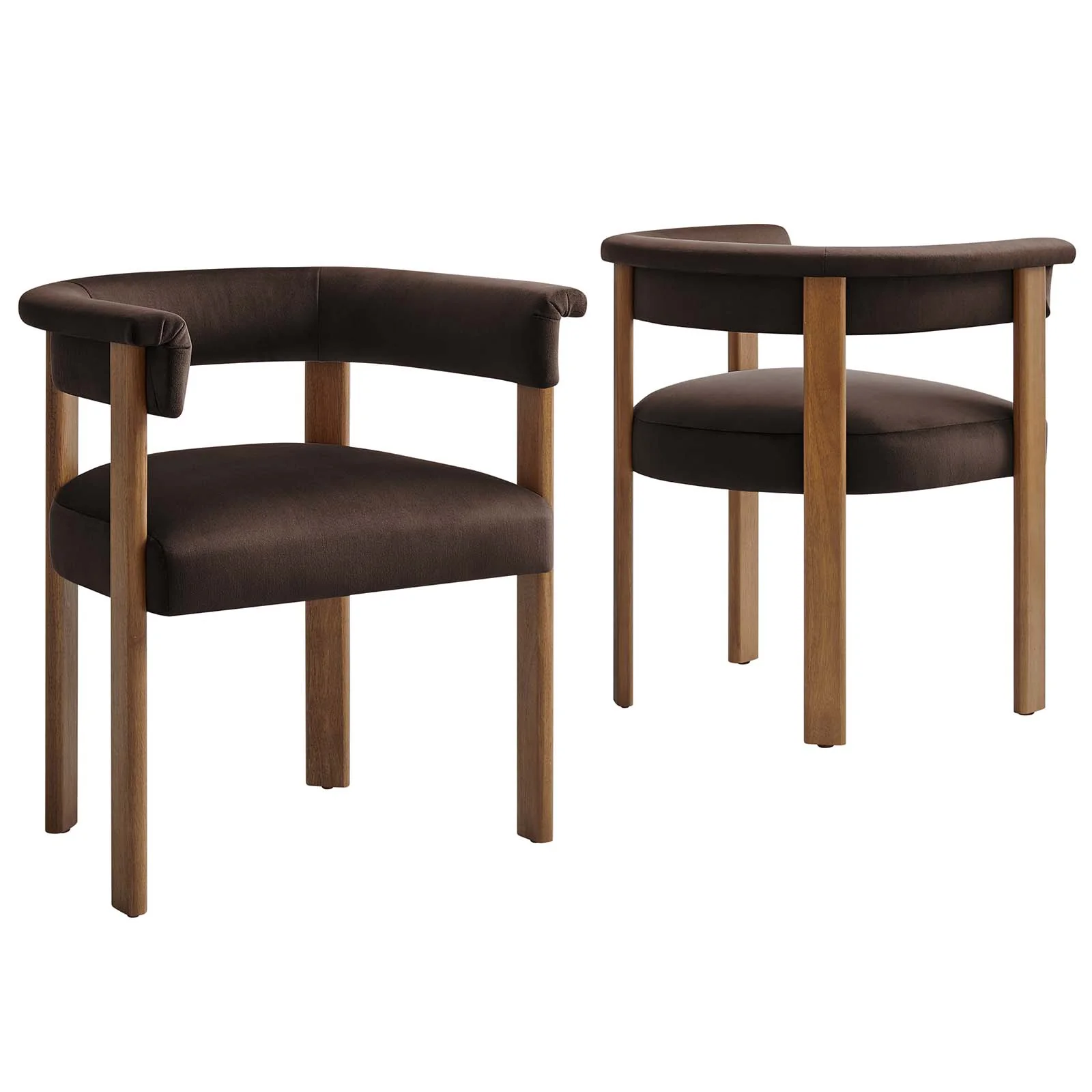 Imogen Performance Velvet Barrel Dining Chairs - Set of 2 By Modway - EEI-6775 - Image 11