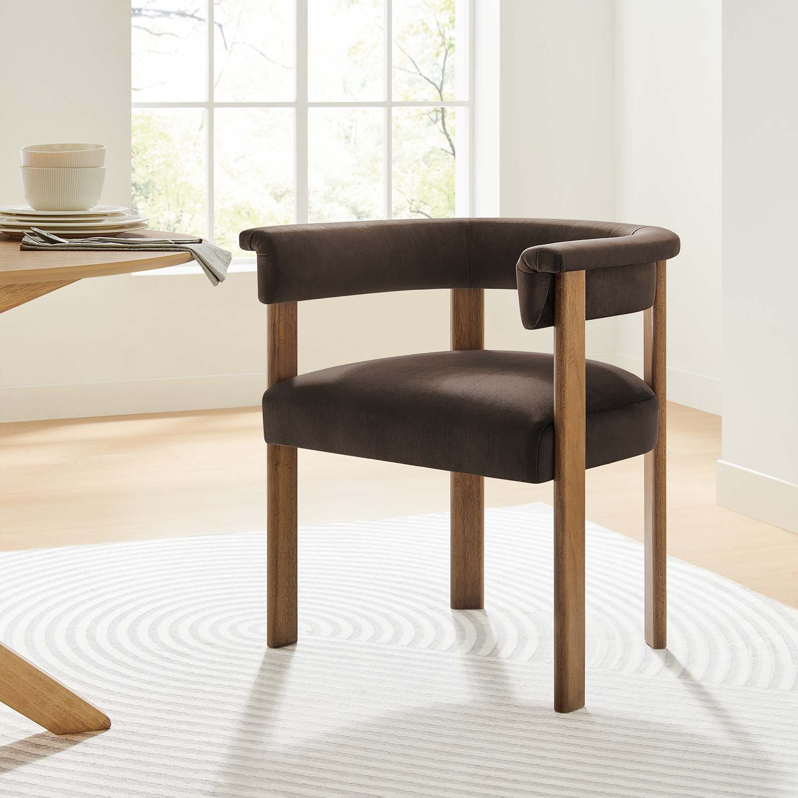Imogen Performance Velvet Barrel Dining Chairs - Set of 2 By Modway - EEI-6775 - Image 12