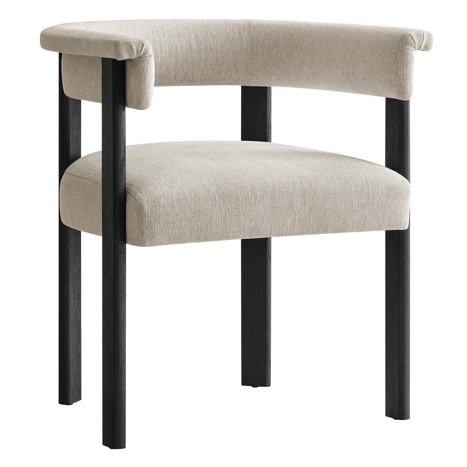 Imogen Woven Heathered Fabric Upholstered Barrel Dining Chairs - Set of 2 By Modway - EEI-6776 - Image 14