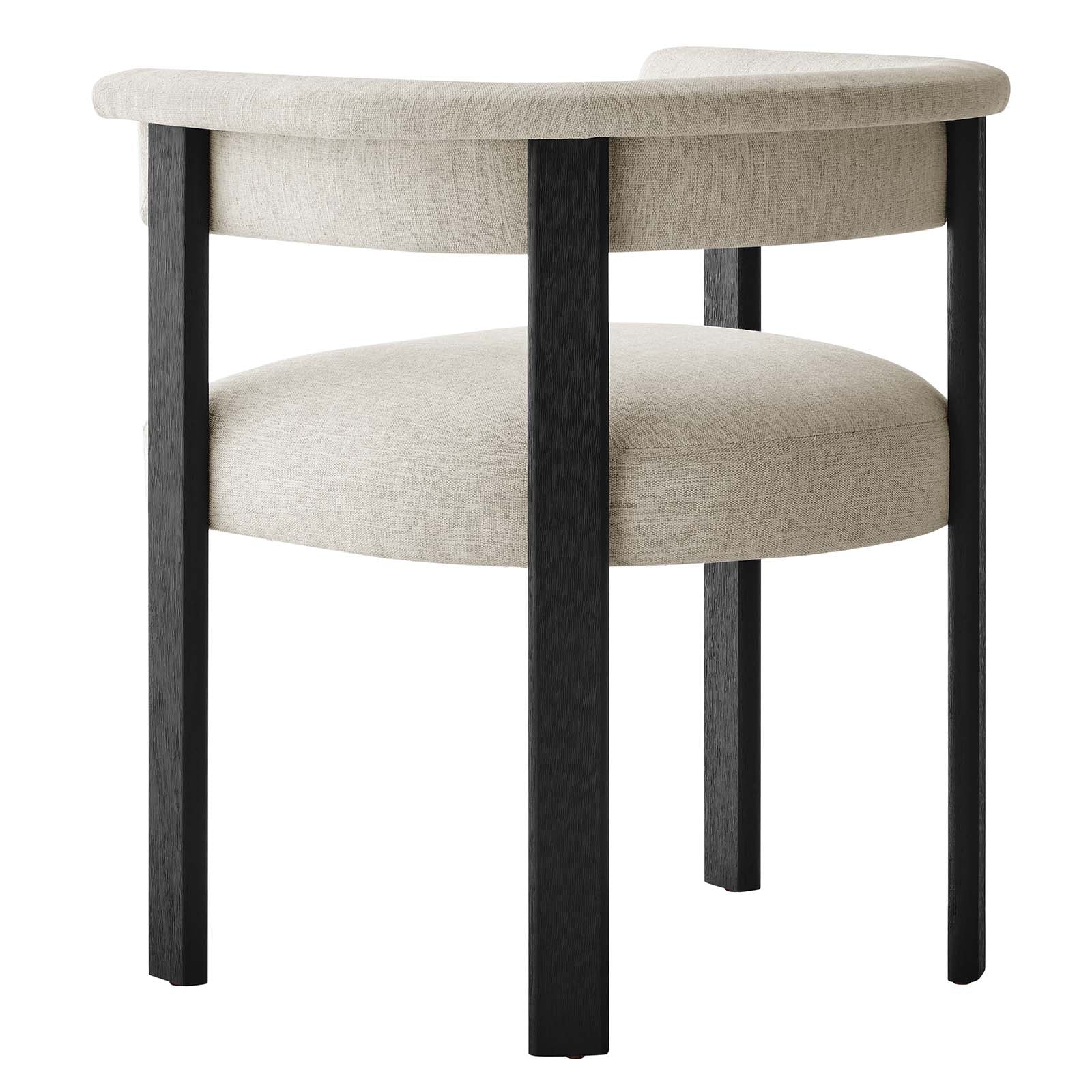 Imogen Woven Heathered Fabric Upholstered Barrel Dining Chairs - Set of 2 By Modway - EEI-6776 - Image 16