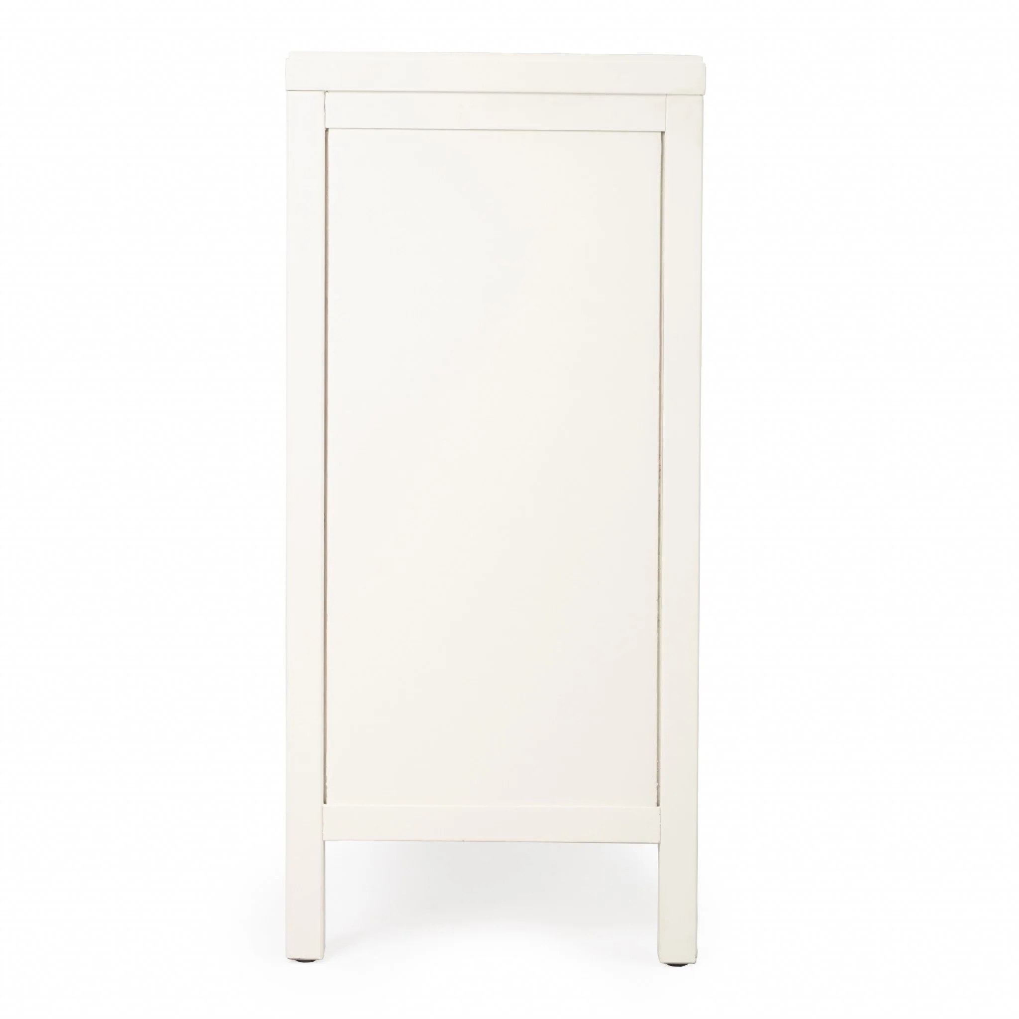 Imperial White Console Cabinet By Homeroots - Image 5
