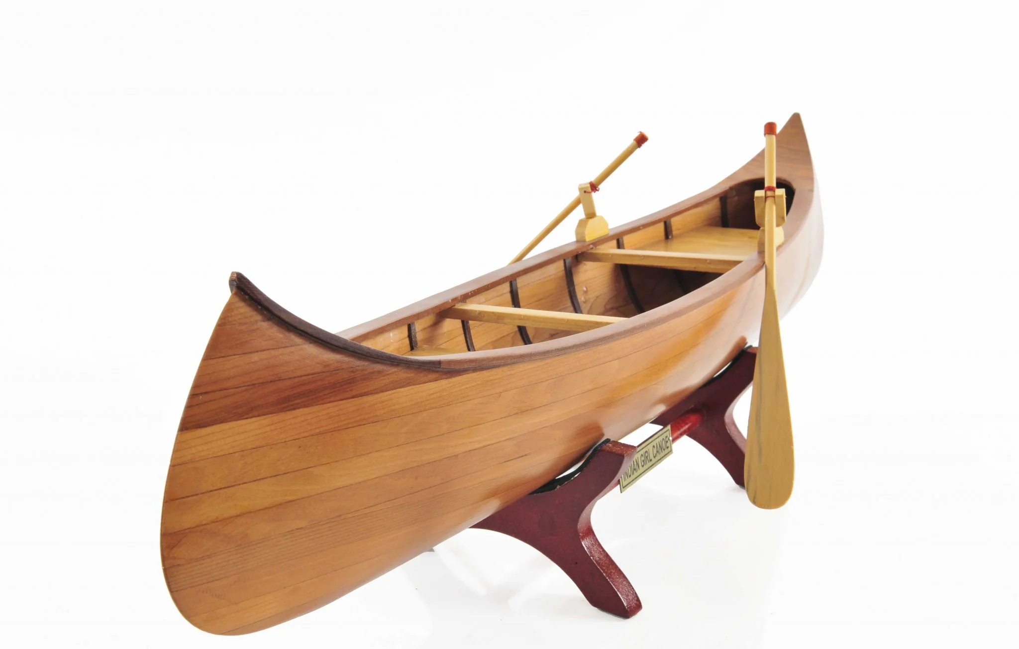 Indian Girl Canoe By Homeroots - Image 2