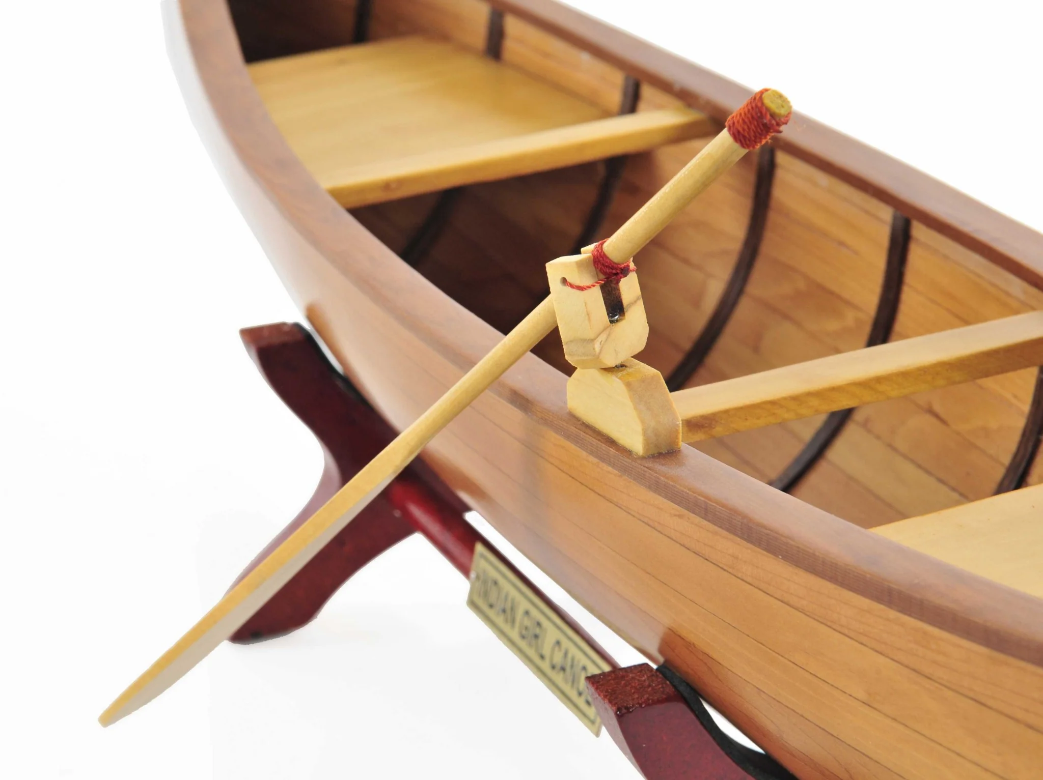 Indian Girl Canoe By Homeroots - Image 3
