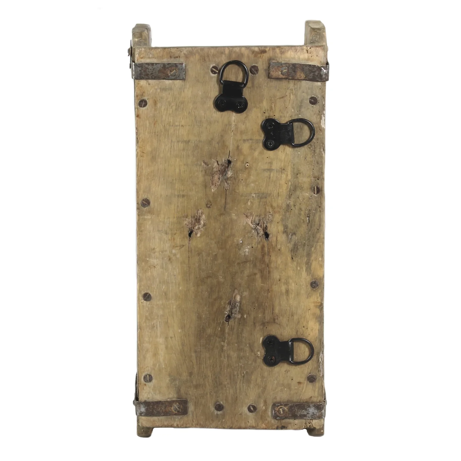 Indus Brick Mold - Cabinet with Glass Door Set Of 2 By HomArt - Image 2