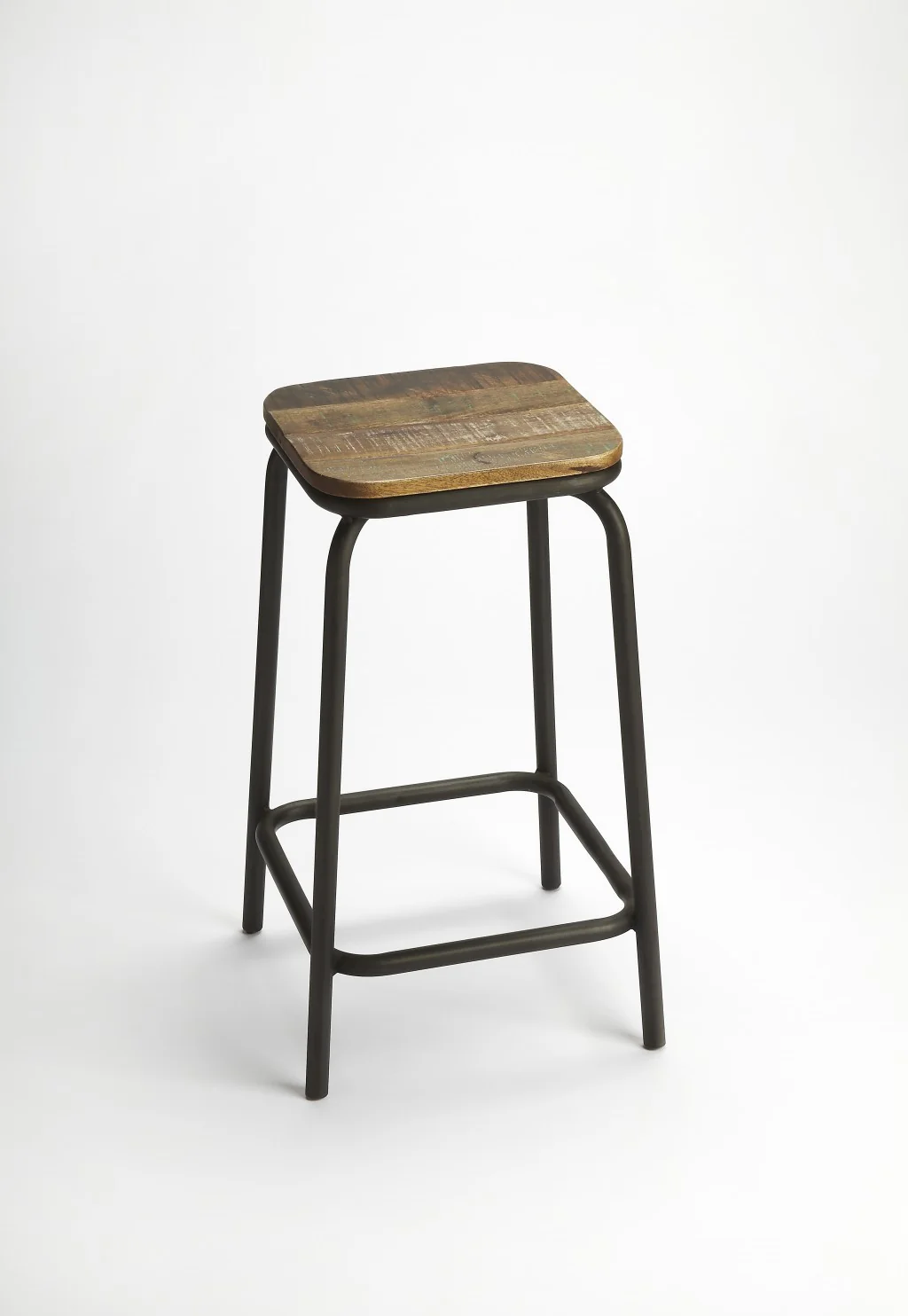 Industrial Chic Bar Stool By Homeroots - Image 2
