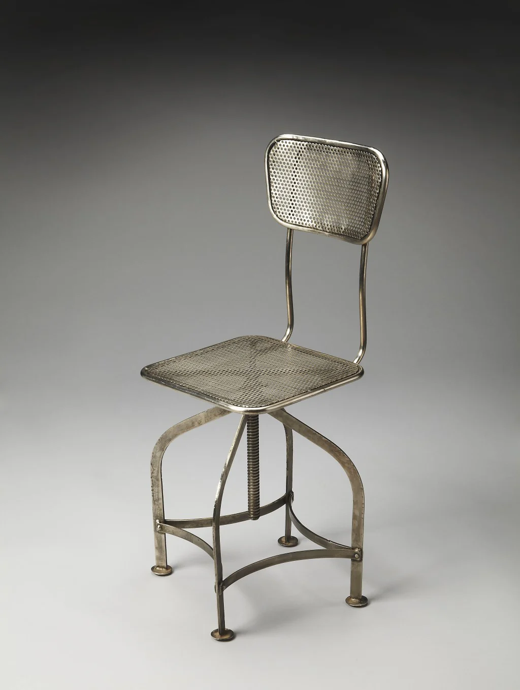 Industrial Cool Swivel Chair By Homeroots - Image 3