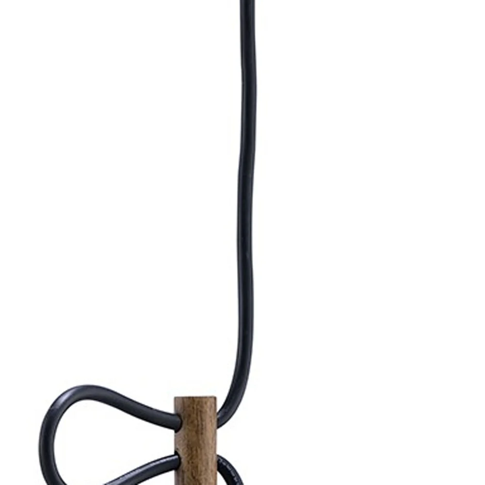 Industrial Two Tier Black Metal Hanging Light By Homeroots - Image 4