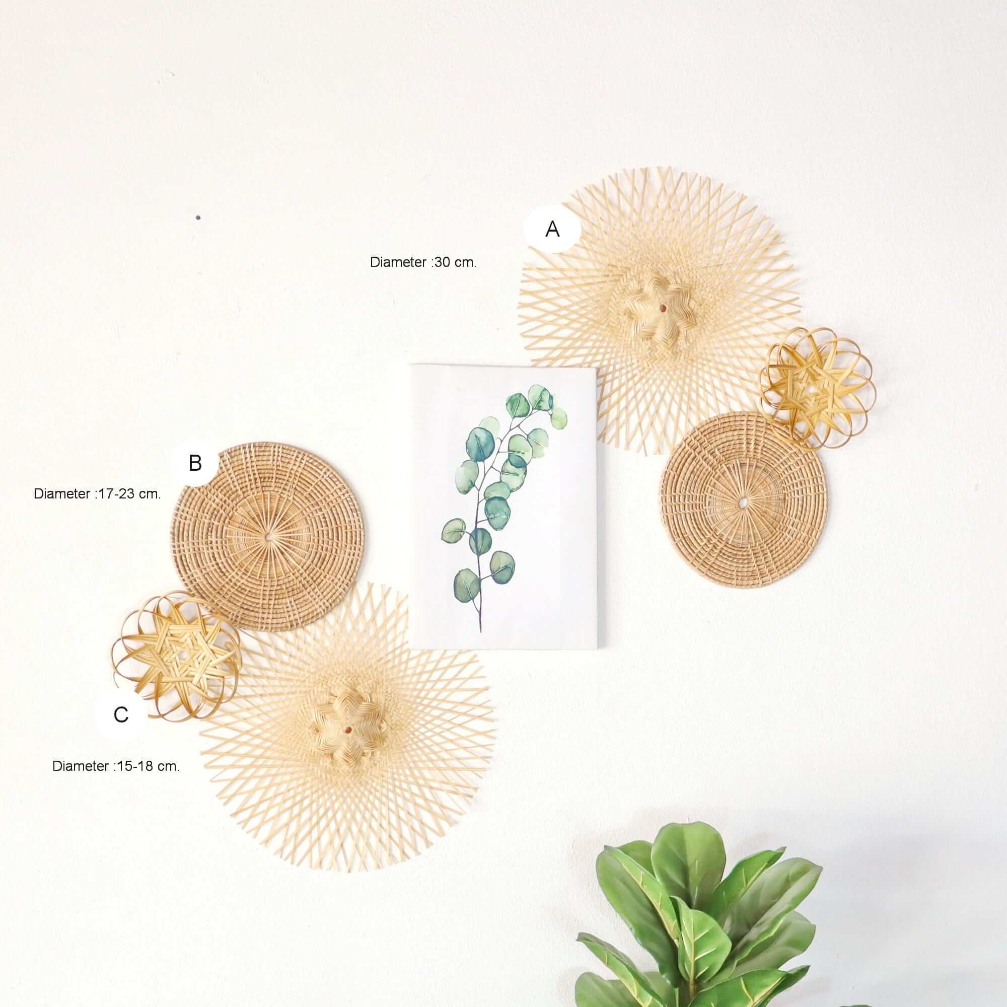 Ing Fah - Wall Hanging Art Decor Set By Thaihome - Image 2