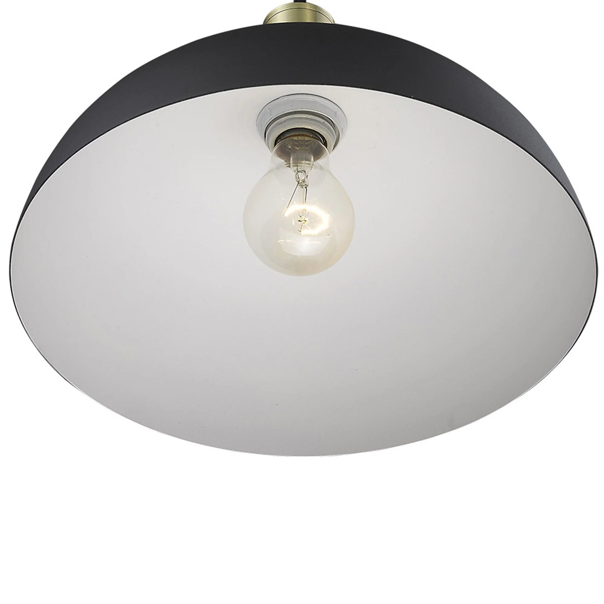 Ingo 1-Light Matte Black Pendant By Homeroots - Image 4