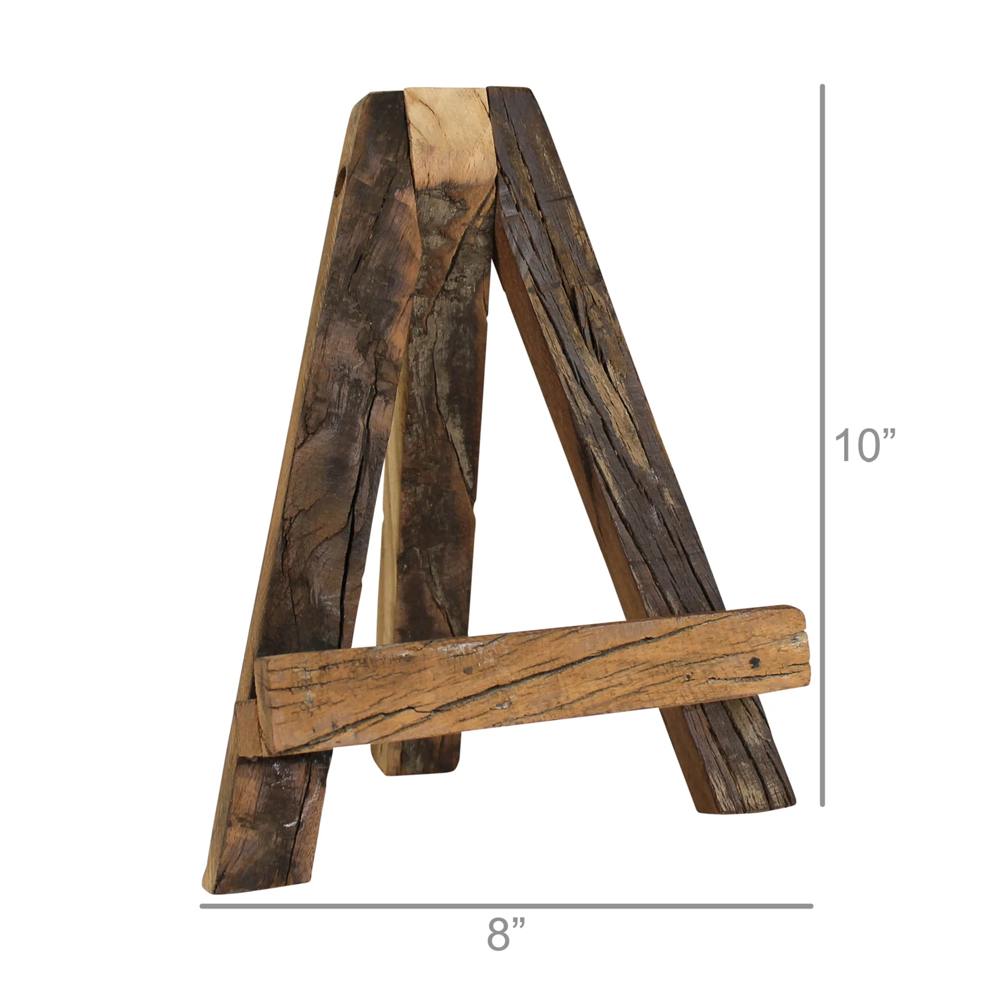 Ingram Easel, ReclaiMedium Wood - Small Set Of 2 By HomArt - Image 3