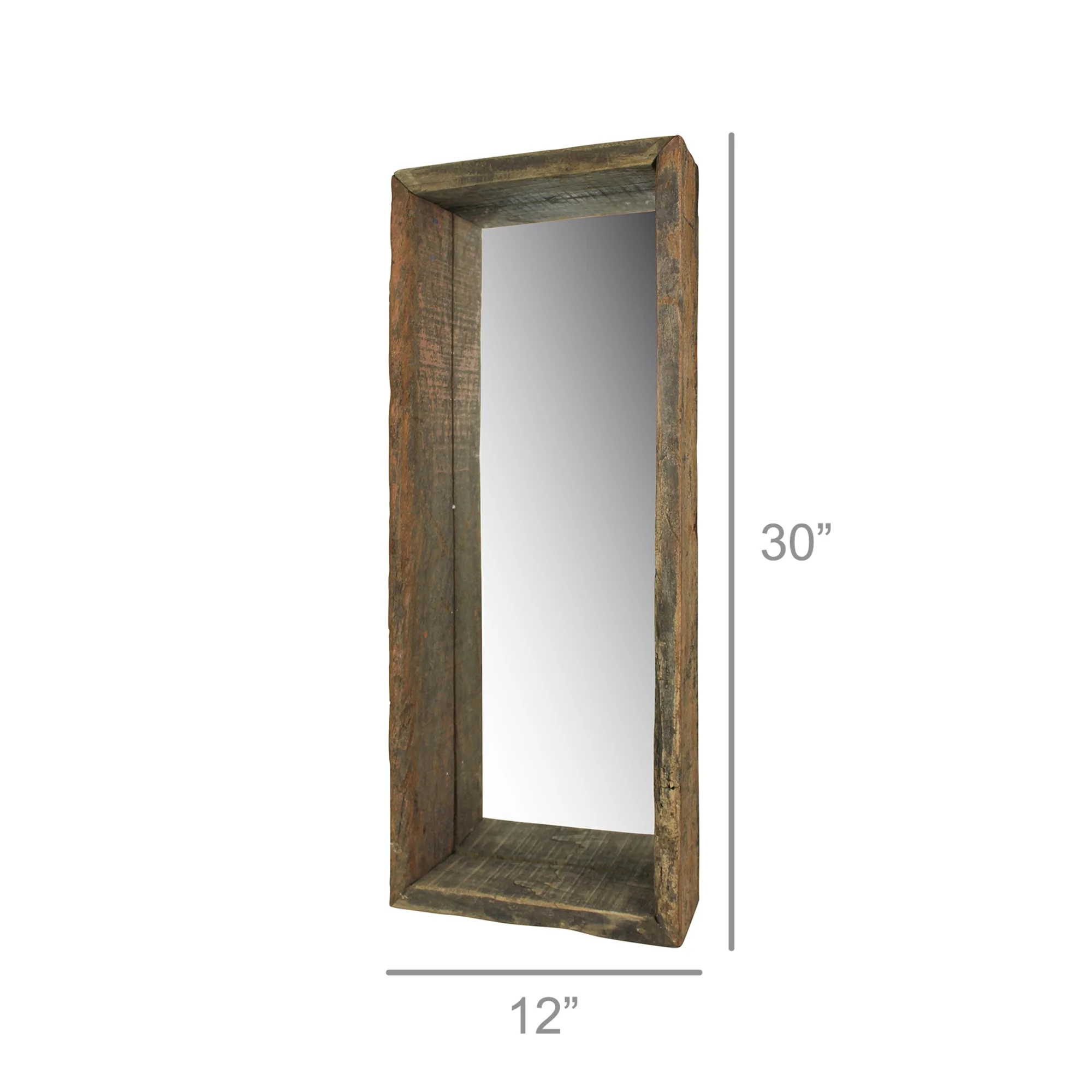 Ingram Mirror, ReclaiMedium Wood - Short By HomArt - Image 2