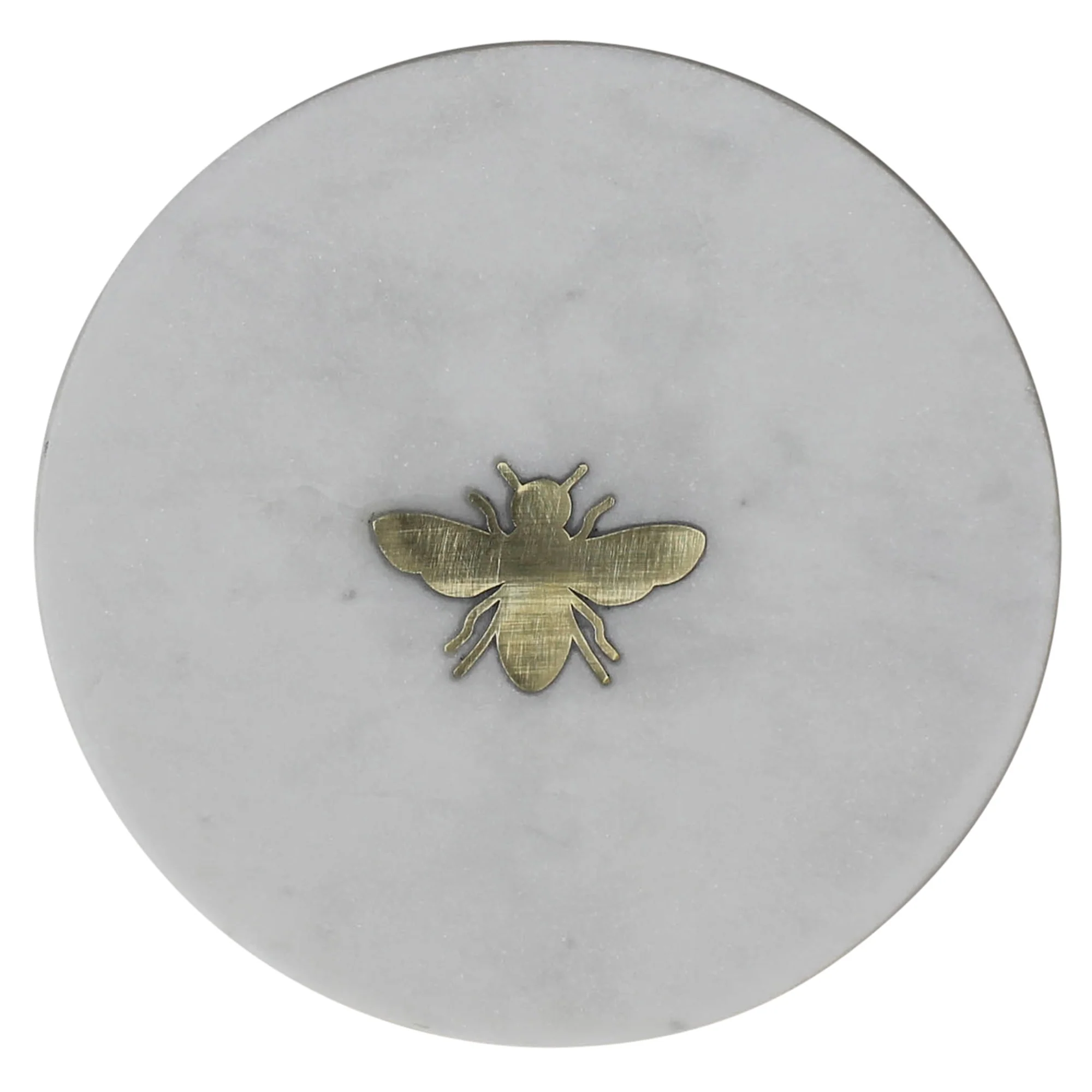 Inlaid Marble Tray - Bee Set Of 2 By HomArt - Image 2