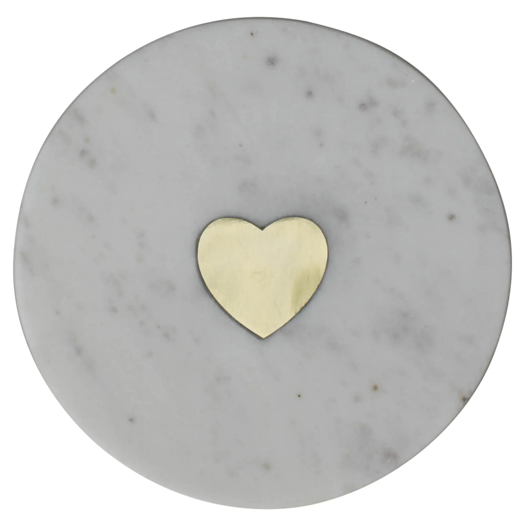 Inlaid Marble Tray - Heart Set Of 2 By HomArt - Image 2