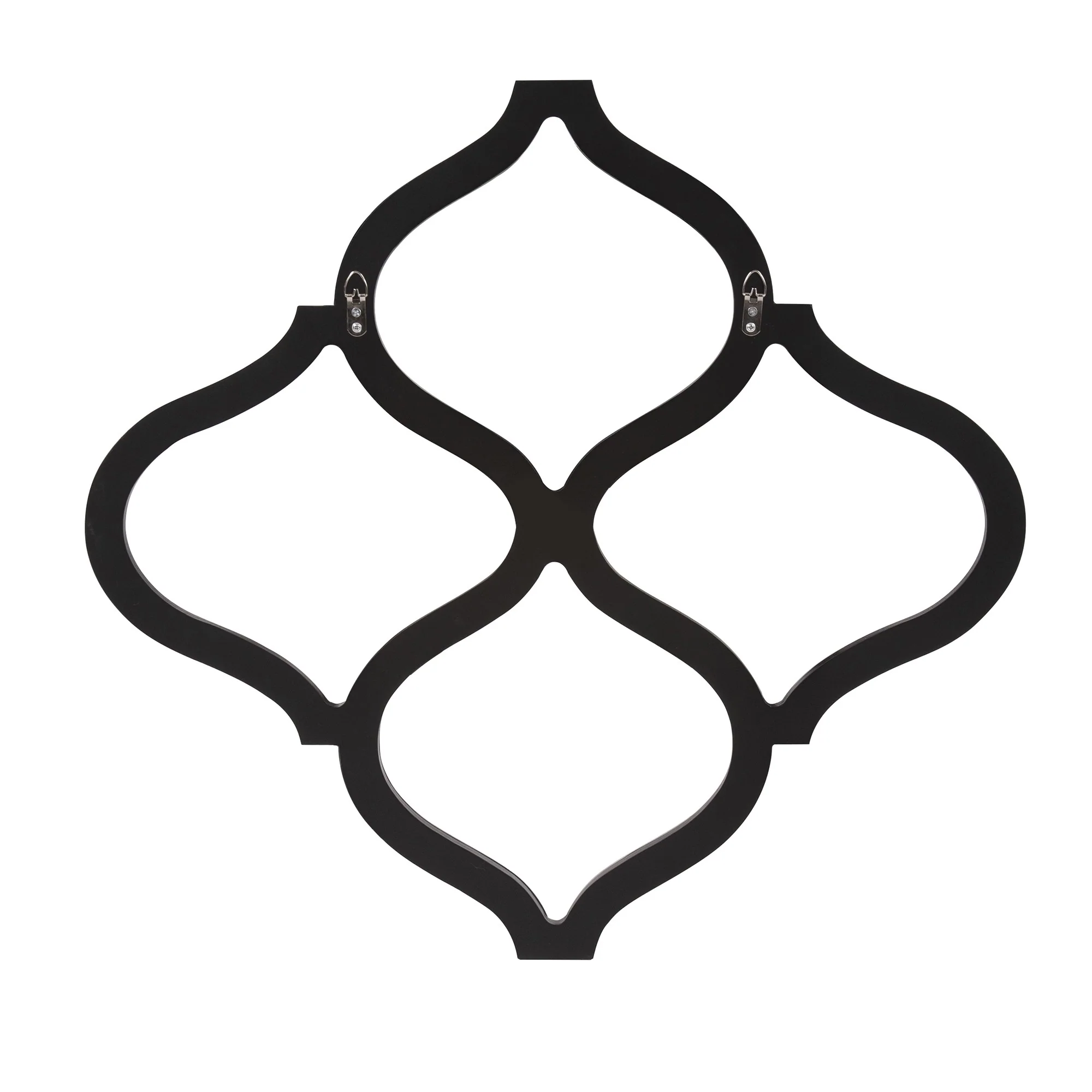 Interlocking Mirrored Curved Shapes with Beveled Edge By Homeroots - Image 5