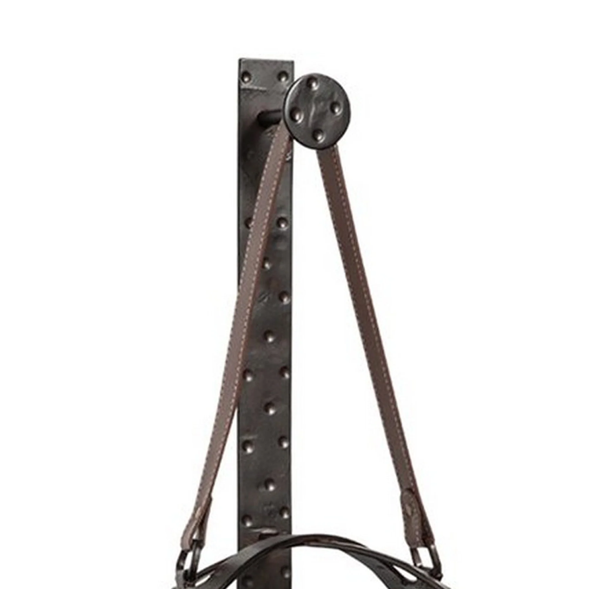 Intersected Round Metal Wall Sconce With Mercury Glass Hurricane Bronze By Benzara - Image 5
