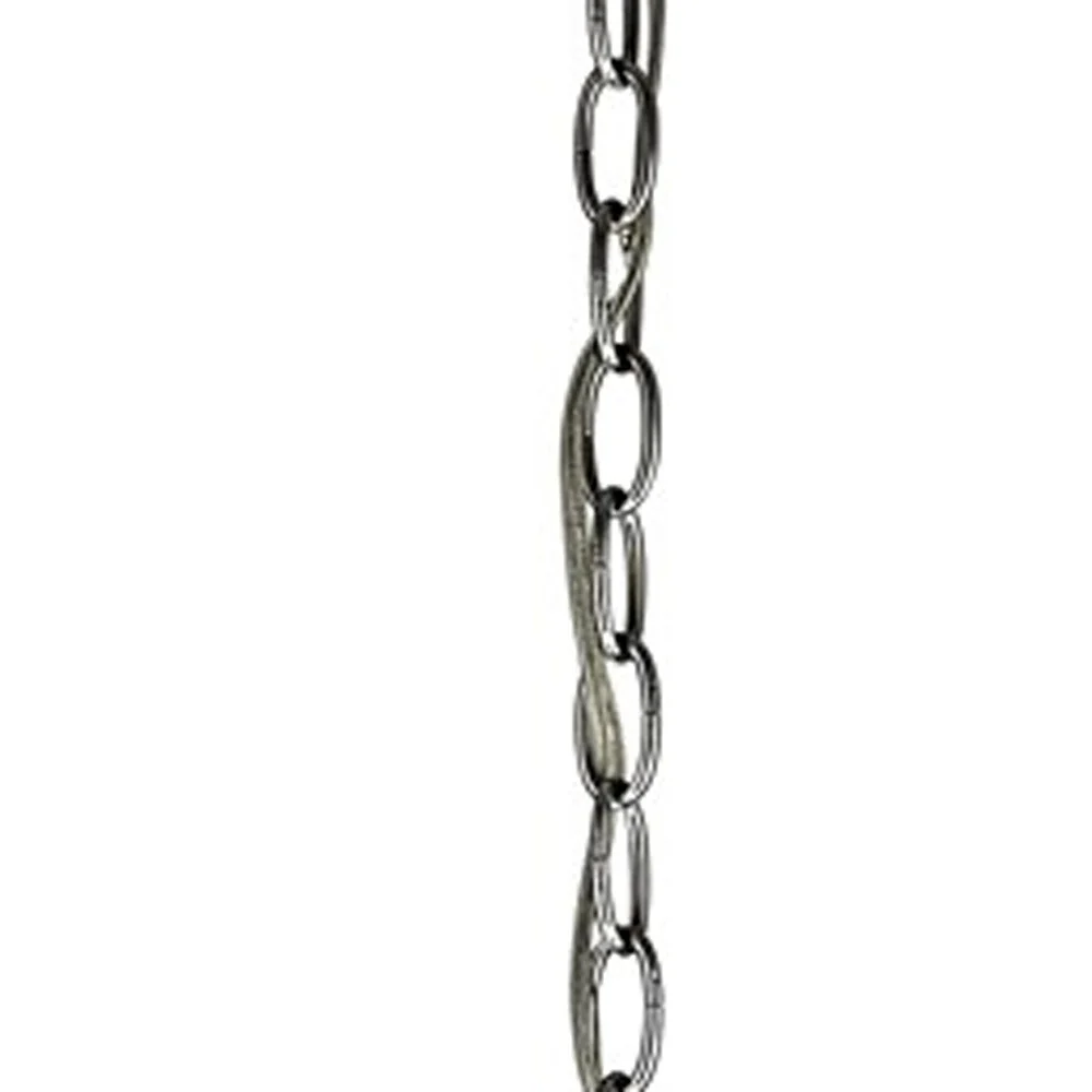 Isabella 4-Light Polished Nickel Drum Pendant With Crystal Accents By Homeroots - Image 4