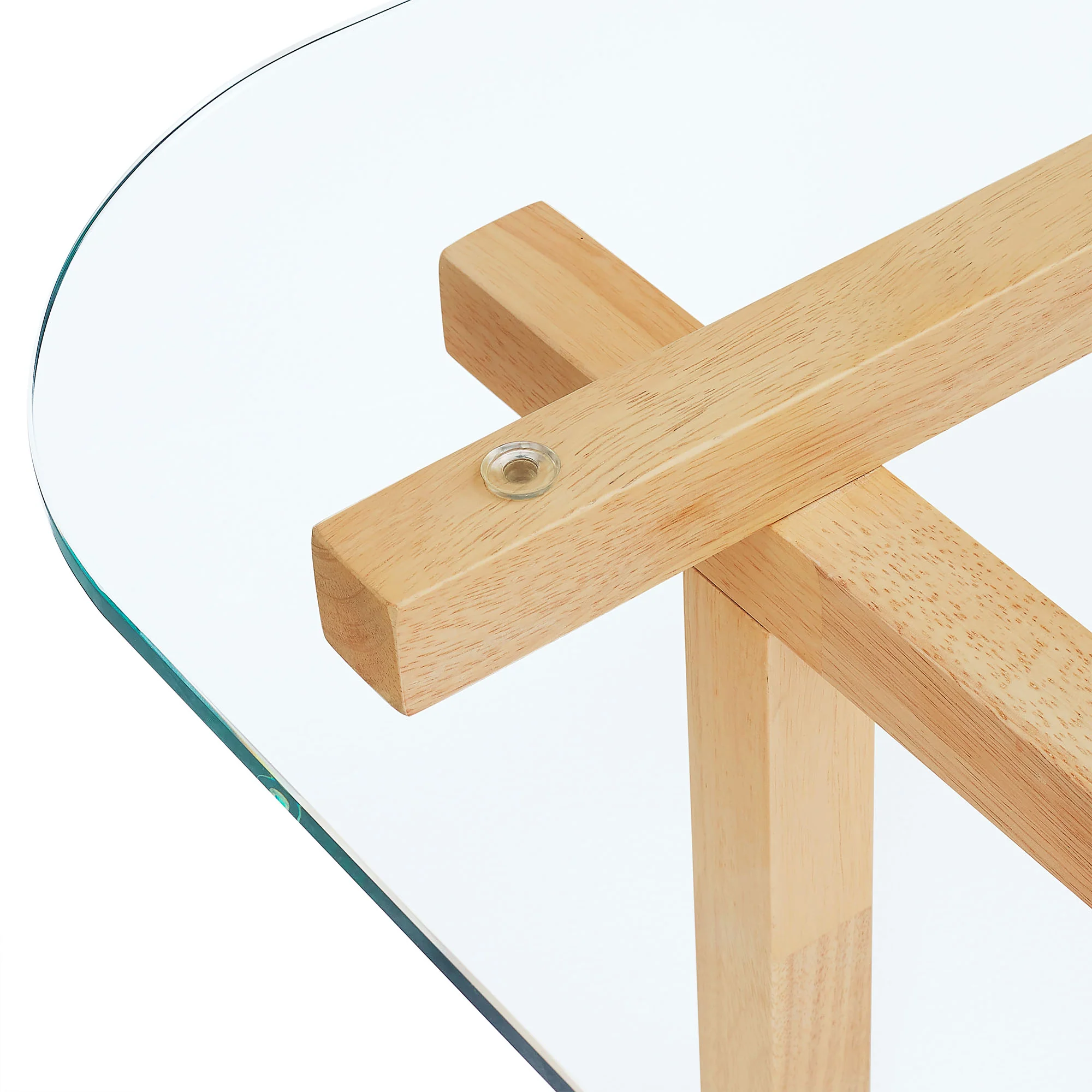 Isby 35 Inch Tempered Glass Coffee Table by Modway - Image 5