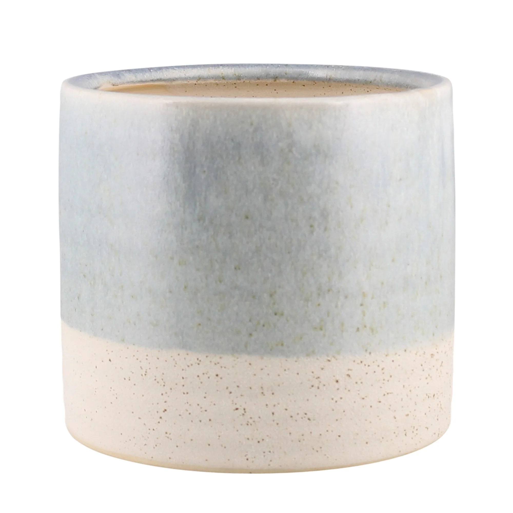 Isle Cachepot, Ceramic - Large - Light Blue Set Of 2 By HomArt - Image 3