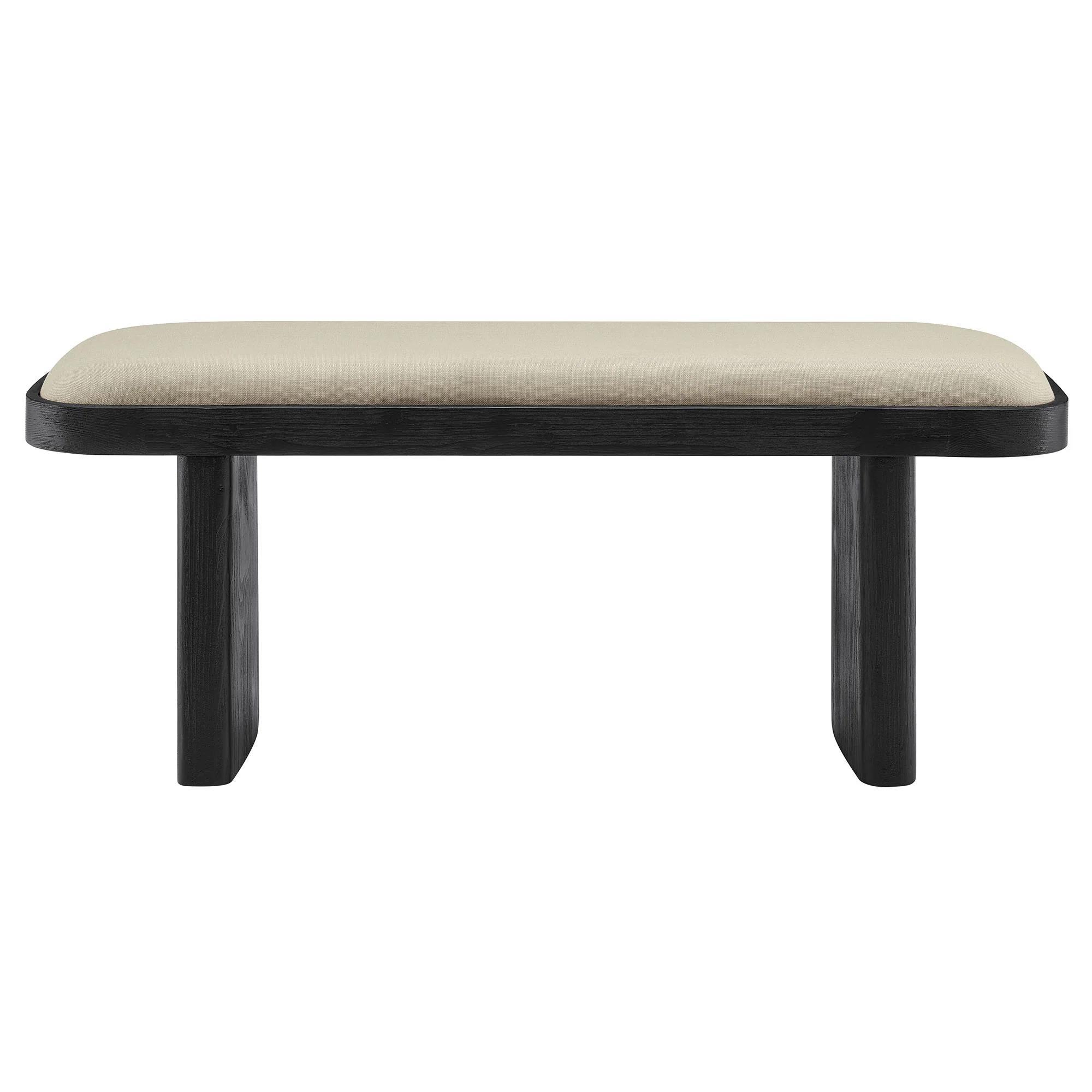 Iver 43" Upholstered Wood Accent Bench by Modway - Image 4