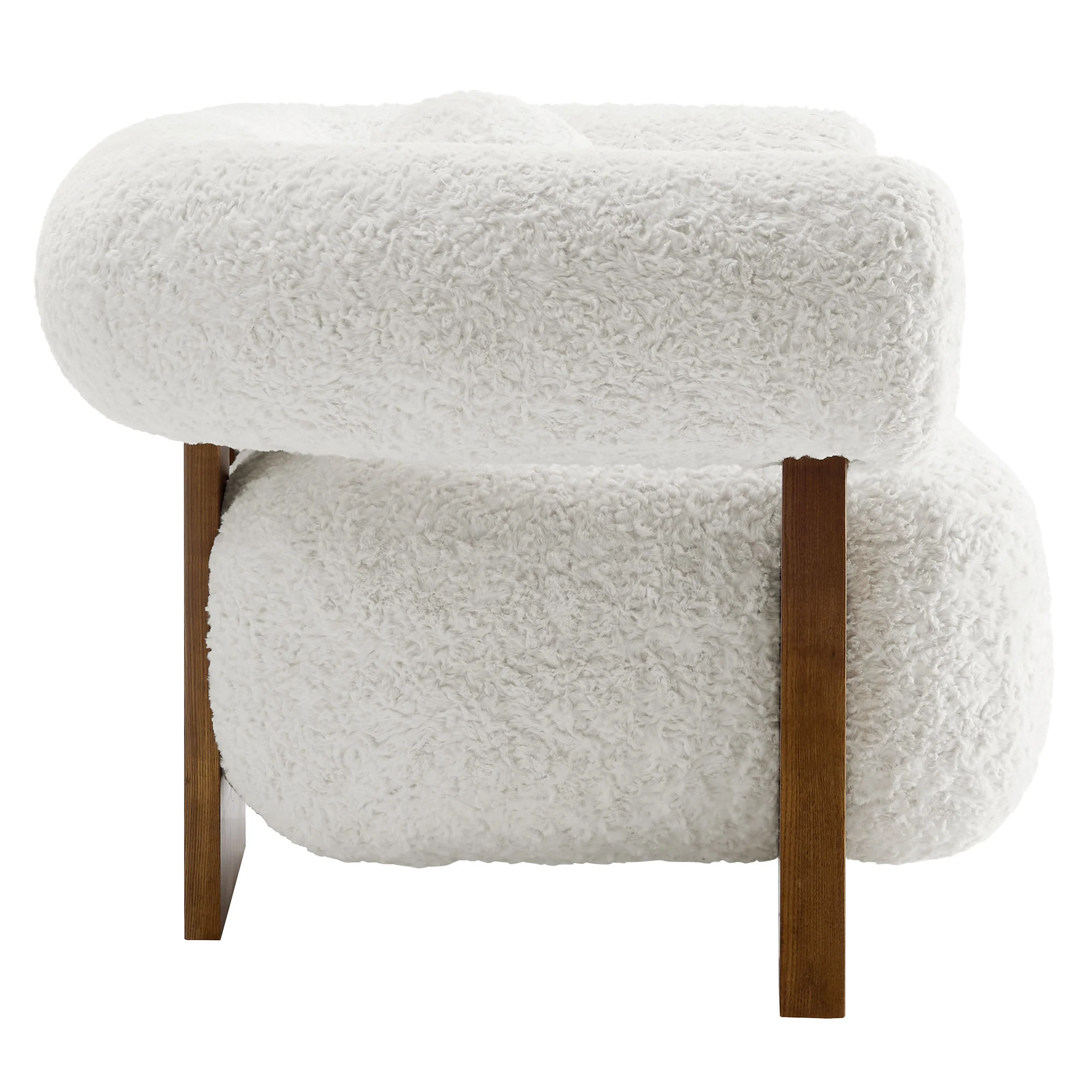 Jace Faux Fur Fabric Accent Chair by Modway - Image 3