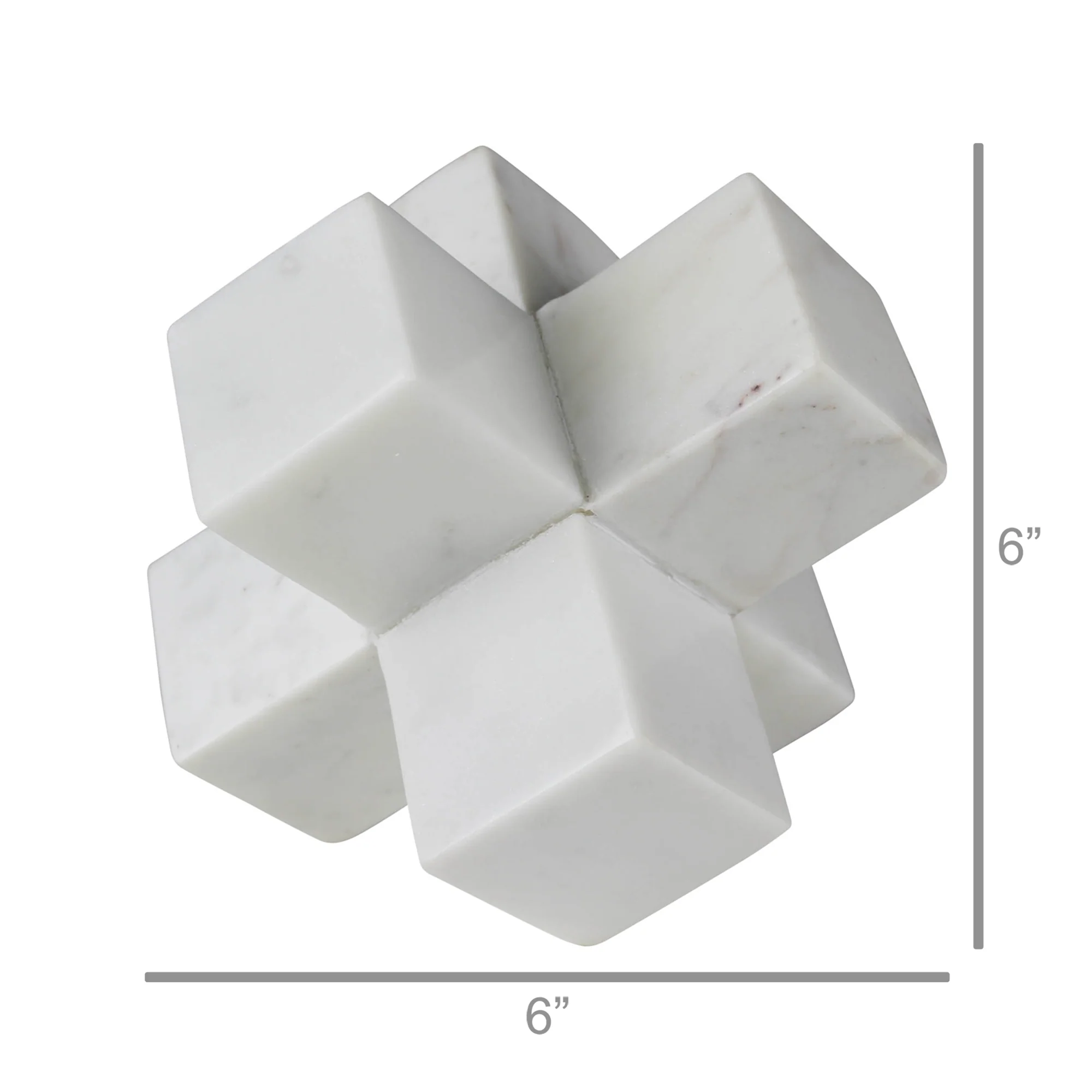 Jack, White Marble By HomArt - Image 4
