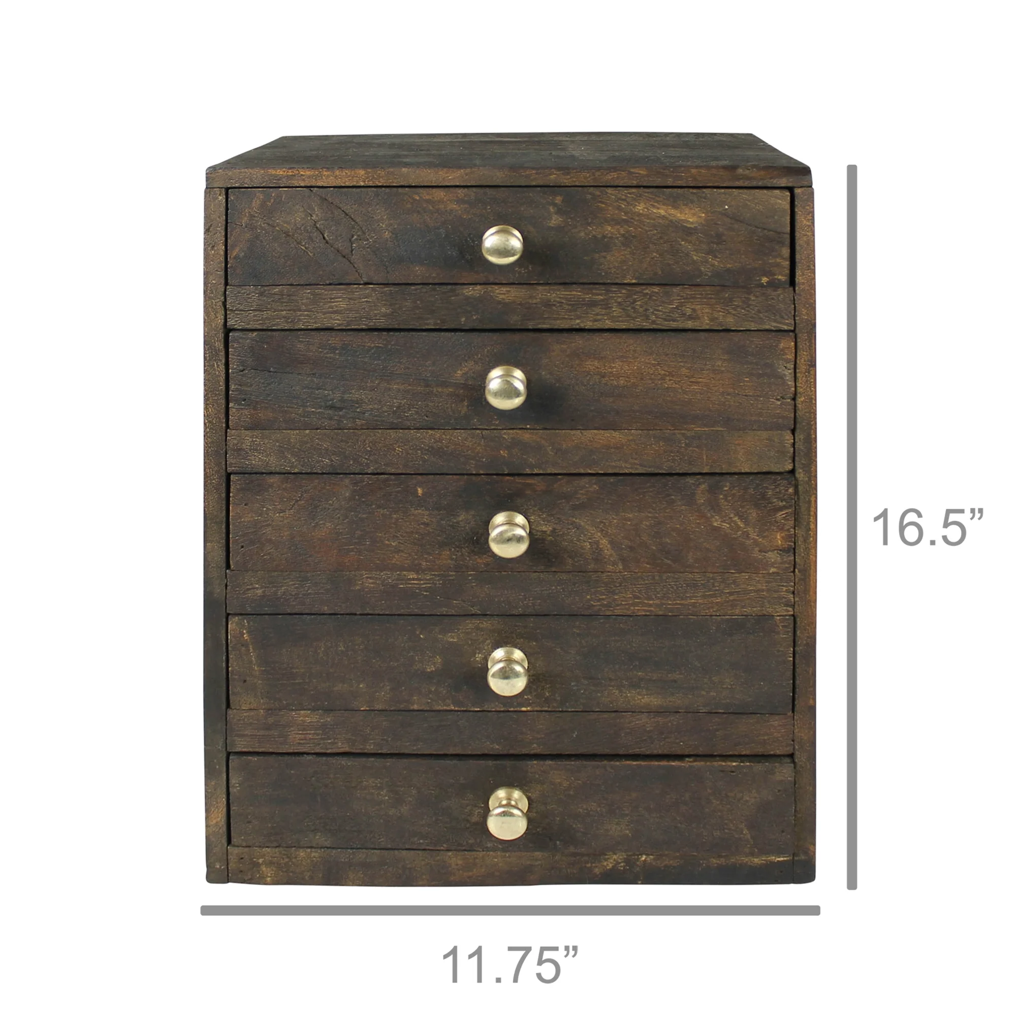 Jackson Case, 5 Drawers By HomArt - Image 4