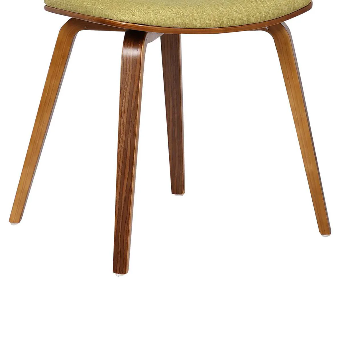 Jaguar Mid-Century Dining Chair in Walnut Wood and Charcoal Fabric By Armen Living - Image 18