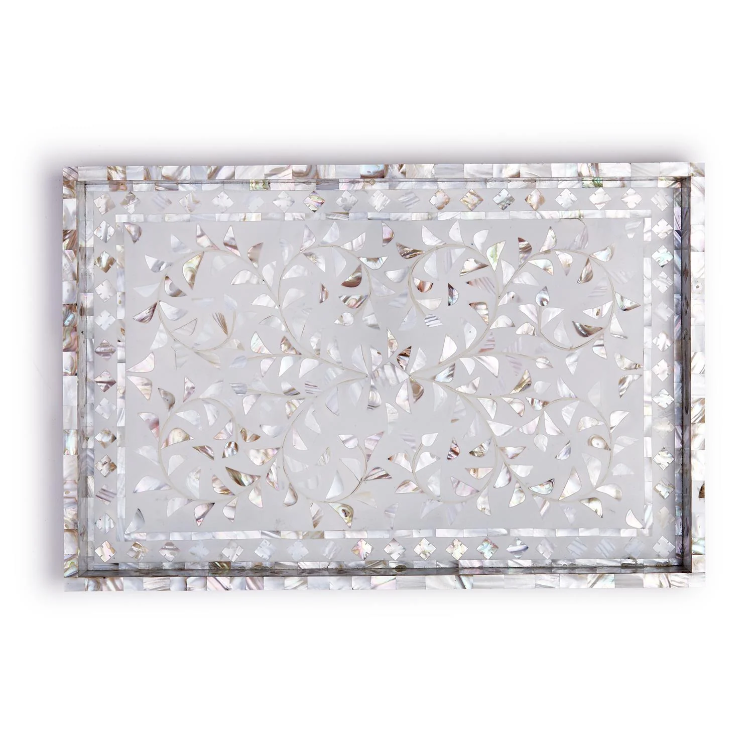 Jaipur Palace MOP Serving Tray By Tozai Home - Image 2