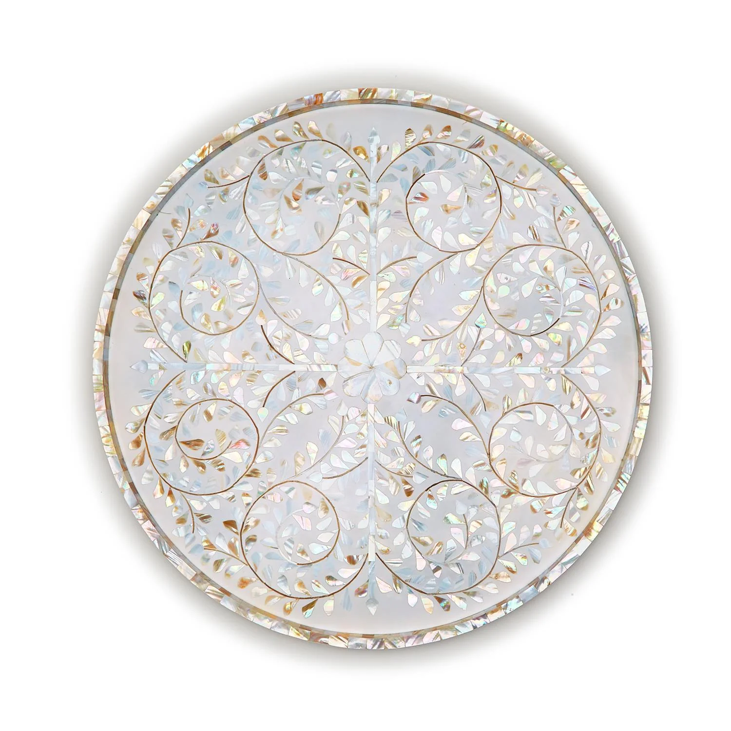Jaipur Palace MOP Tray By Tozai Home - Image 3
